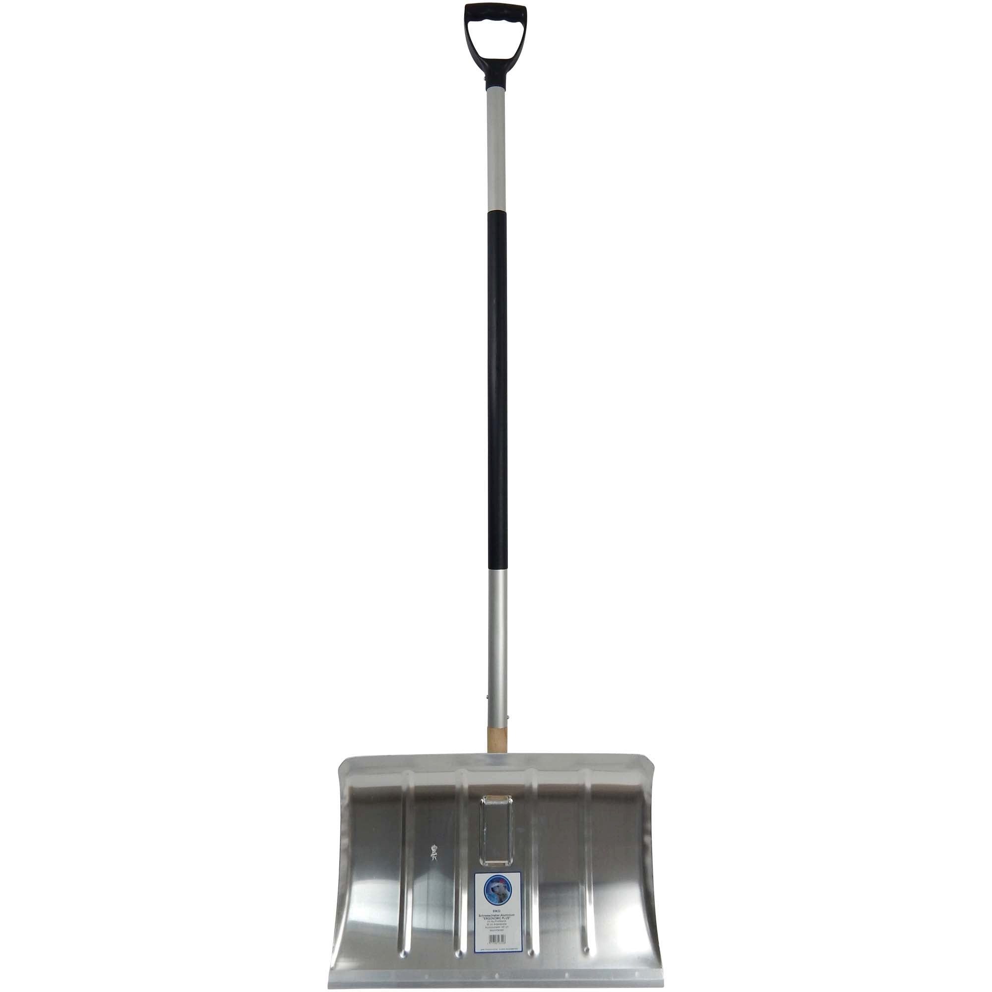 SHW Schneeschieber SHW Schneeschieber-Alu 50 cm mit Alukante und ergonomischem Stiel