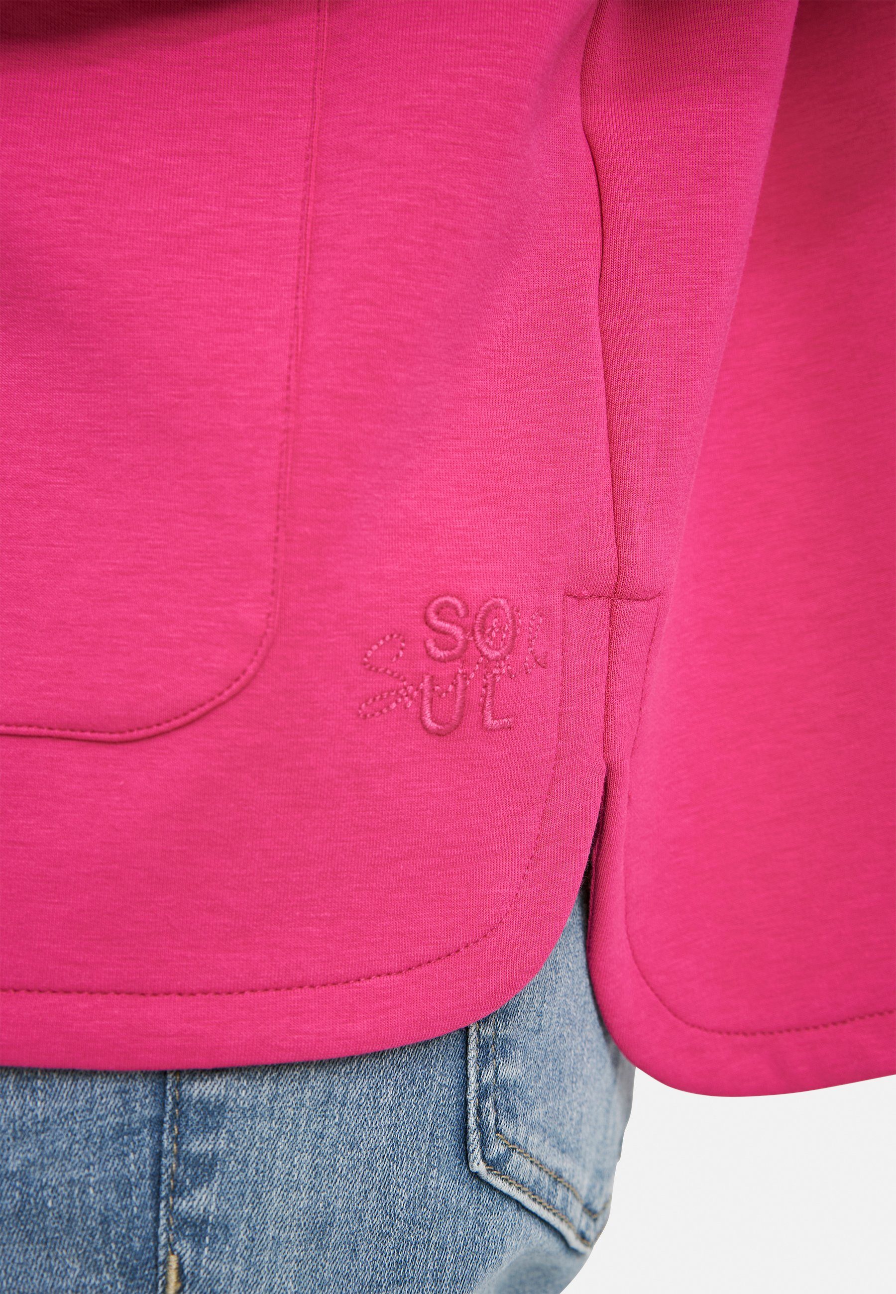 Smith & Soul Sweatjacke Hoodie rosa Pink