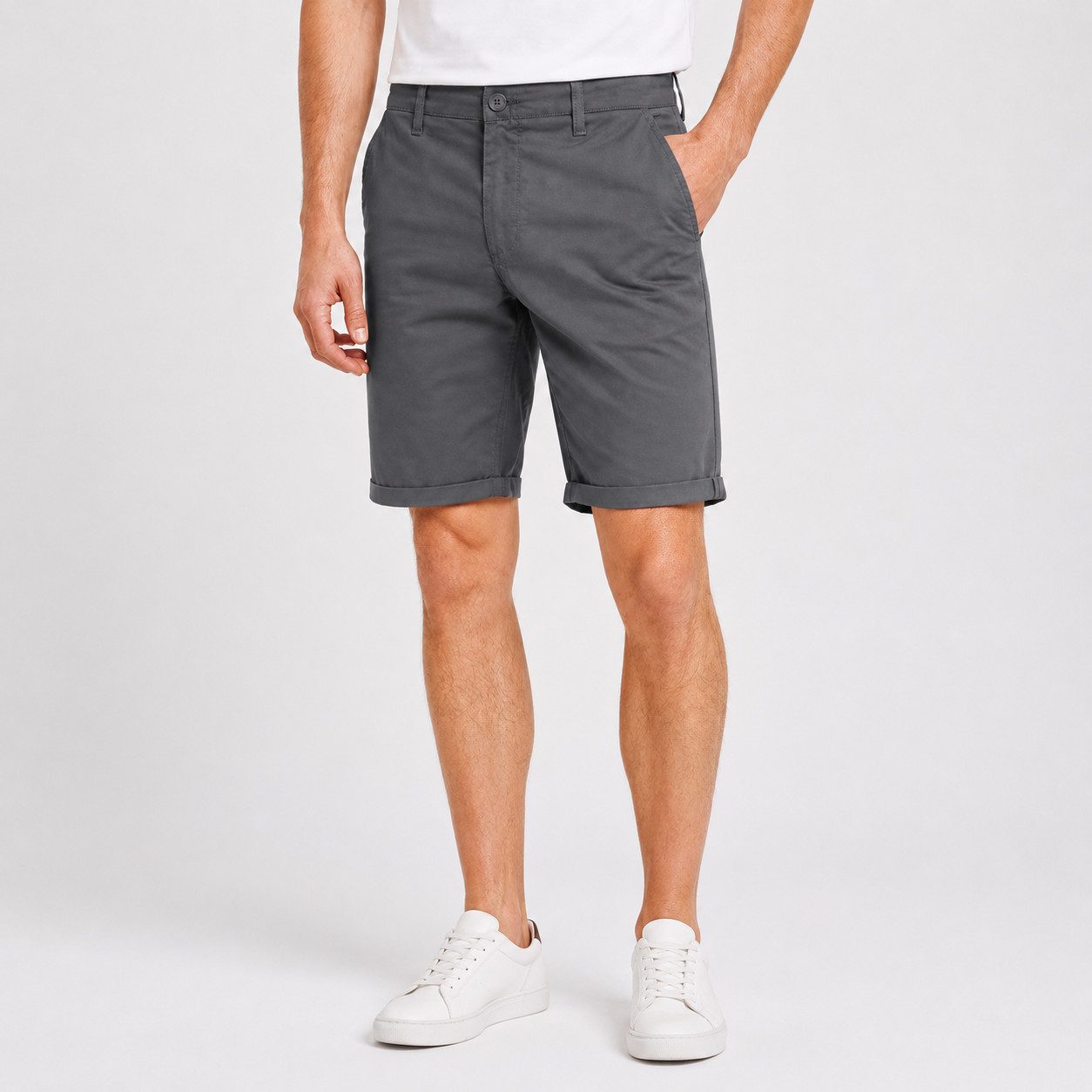 S&S Chinoshorts Herren Shorts Hosen Kurze Bermuda Baumwolle Shorts (Packung, 1-tlg., Chino Shorts) Herren Bermuda Chino Short mit Taschen