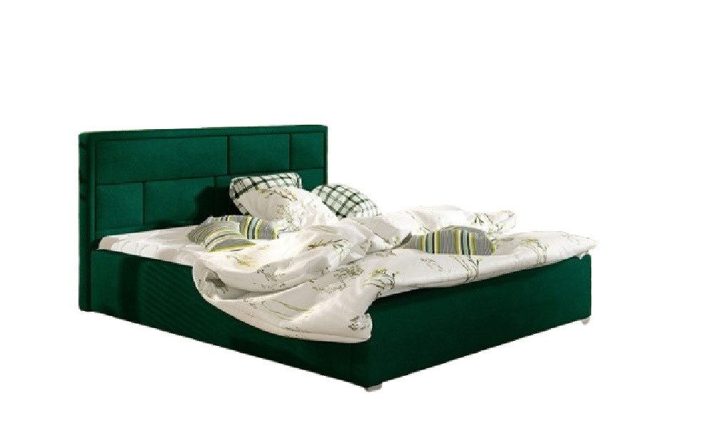 Xlmoebel Bett Luxus Polsterbett in edlem Design für stilvolle Schlafzimmer (180/200 Bett), Hergestellt in Europa