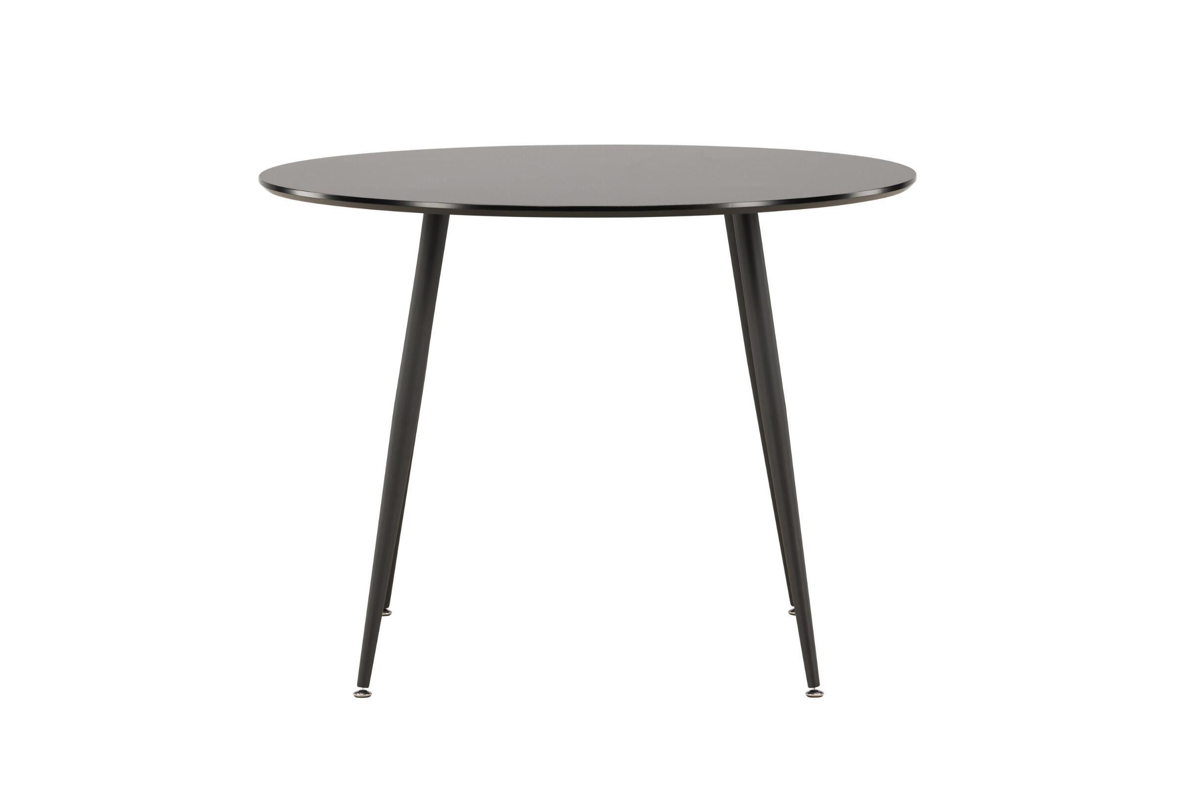 Venture Home Esstisch Plaza Esstisch Ø100 cm schwarz. (1-St)