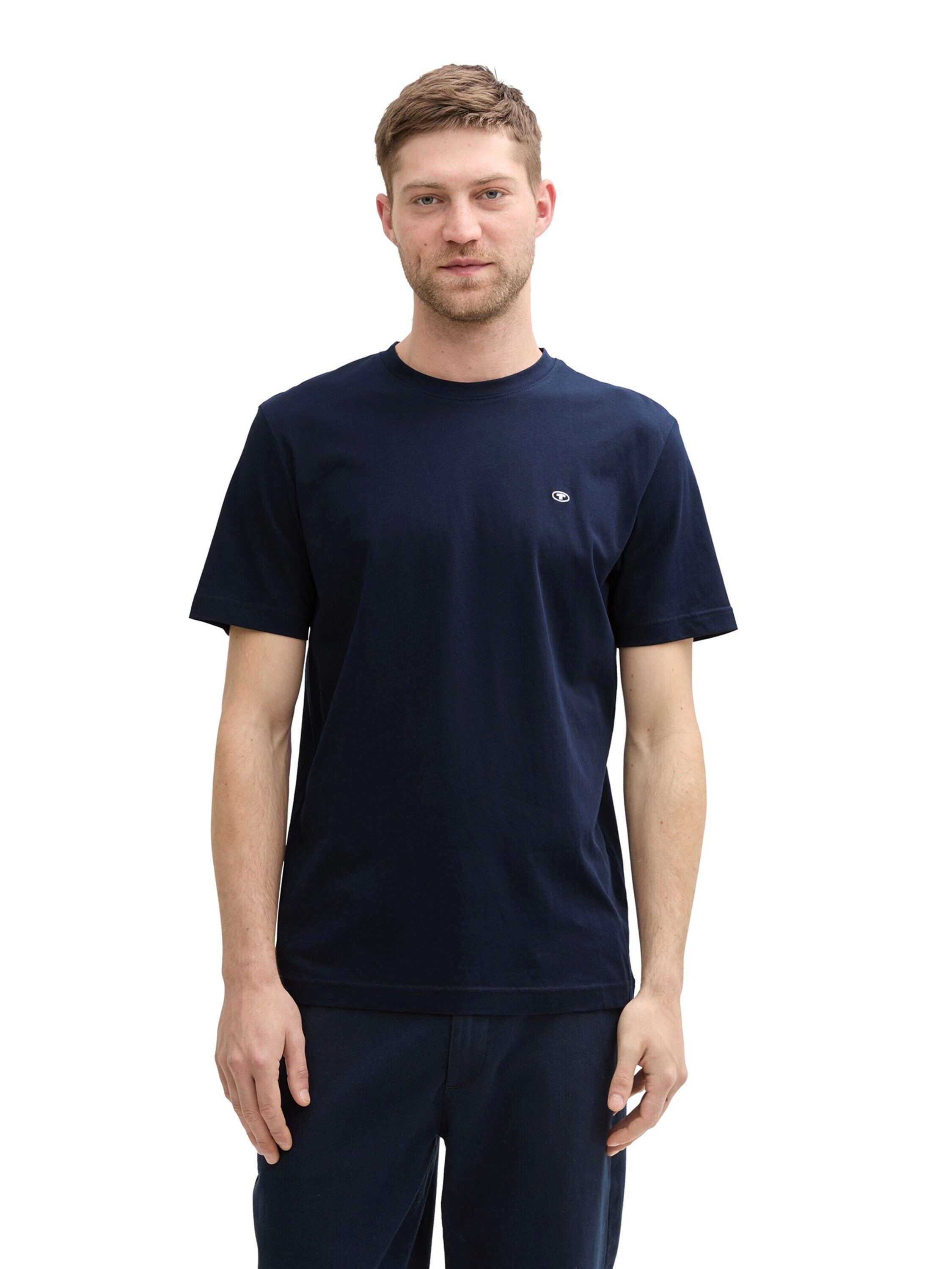 TOM TAILOR T-Shirt (3-tlg) Stickerei