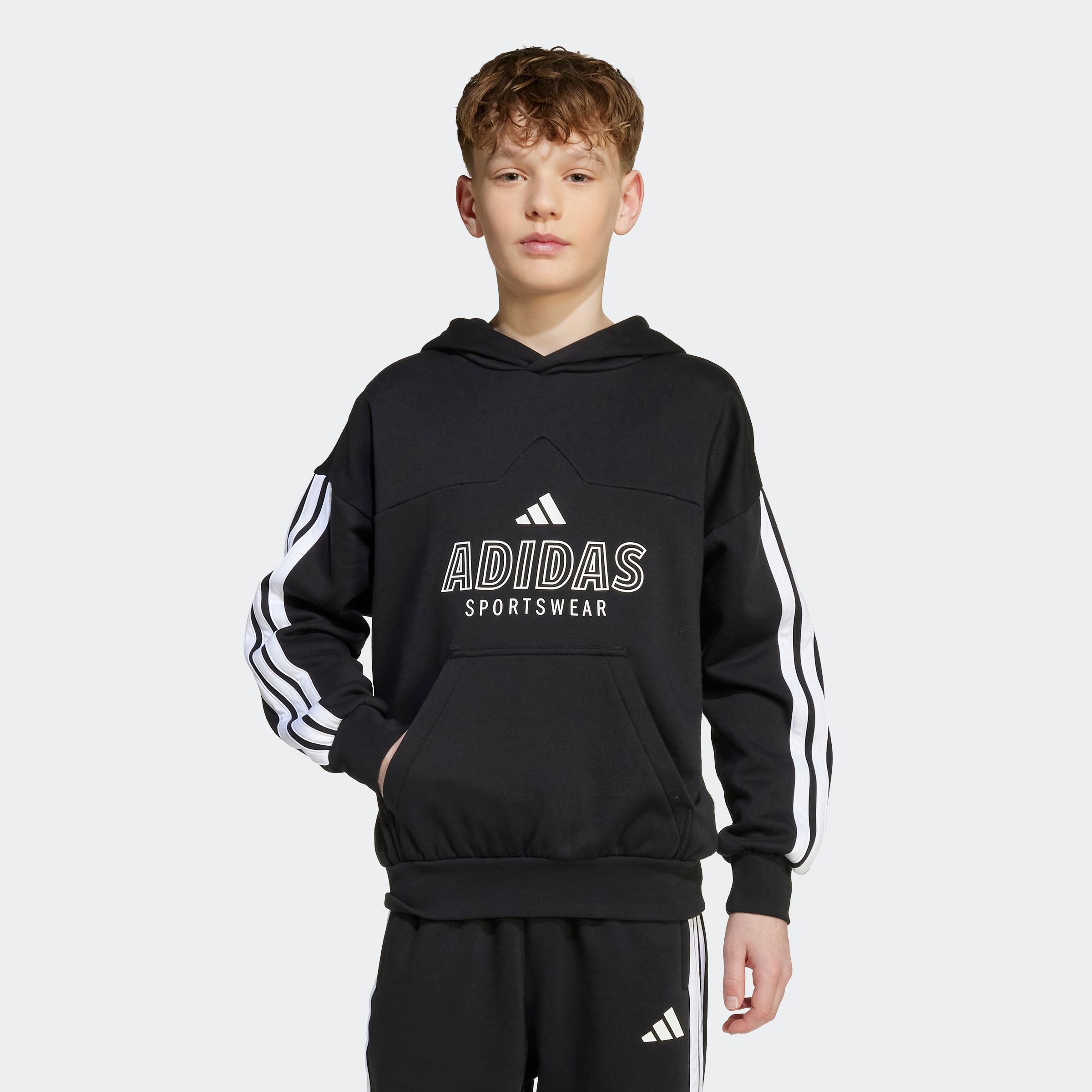 adidas Sportswear Kapuzensweatshirt HOUSE OF TIRO FLEECE KIDS HOODIE