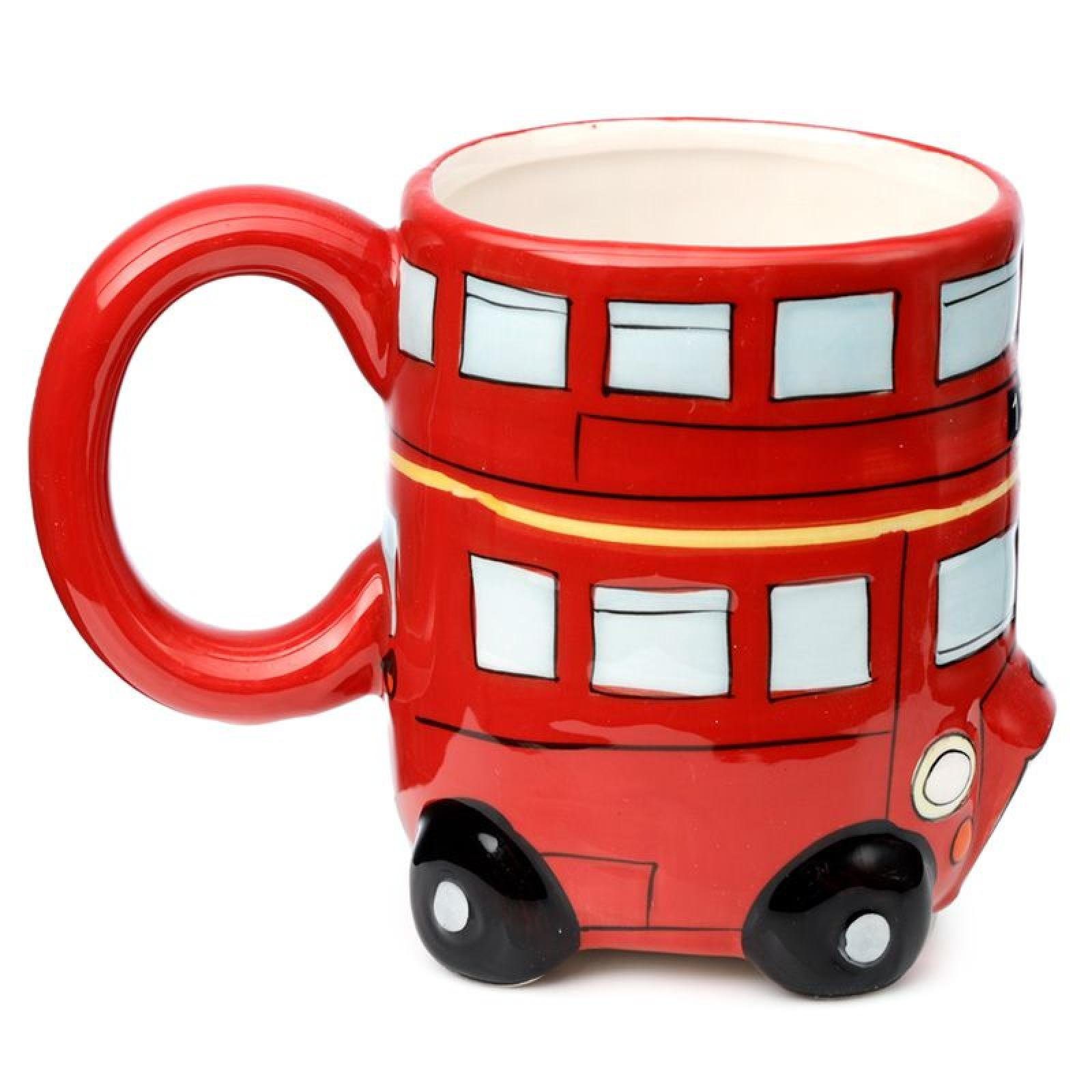 Doppelstockbus Tasse geformte Dolomit-Keramik Neues Puckator aus Tasse Design