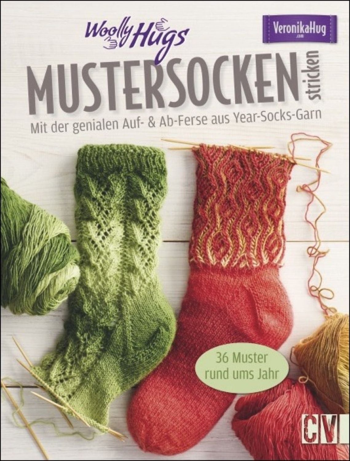 Woolly Hugs Mustersocken stricken / Veronika Hug