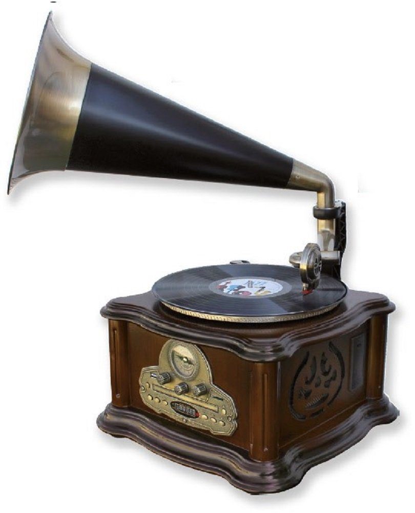Soundmaster NR917 Gram­mo­phon­an­la­ge UKW Radio CD-MP3 USB Bluetooth Radioplattenspieler