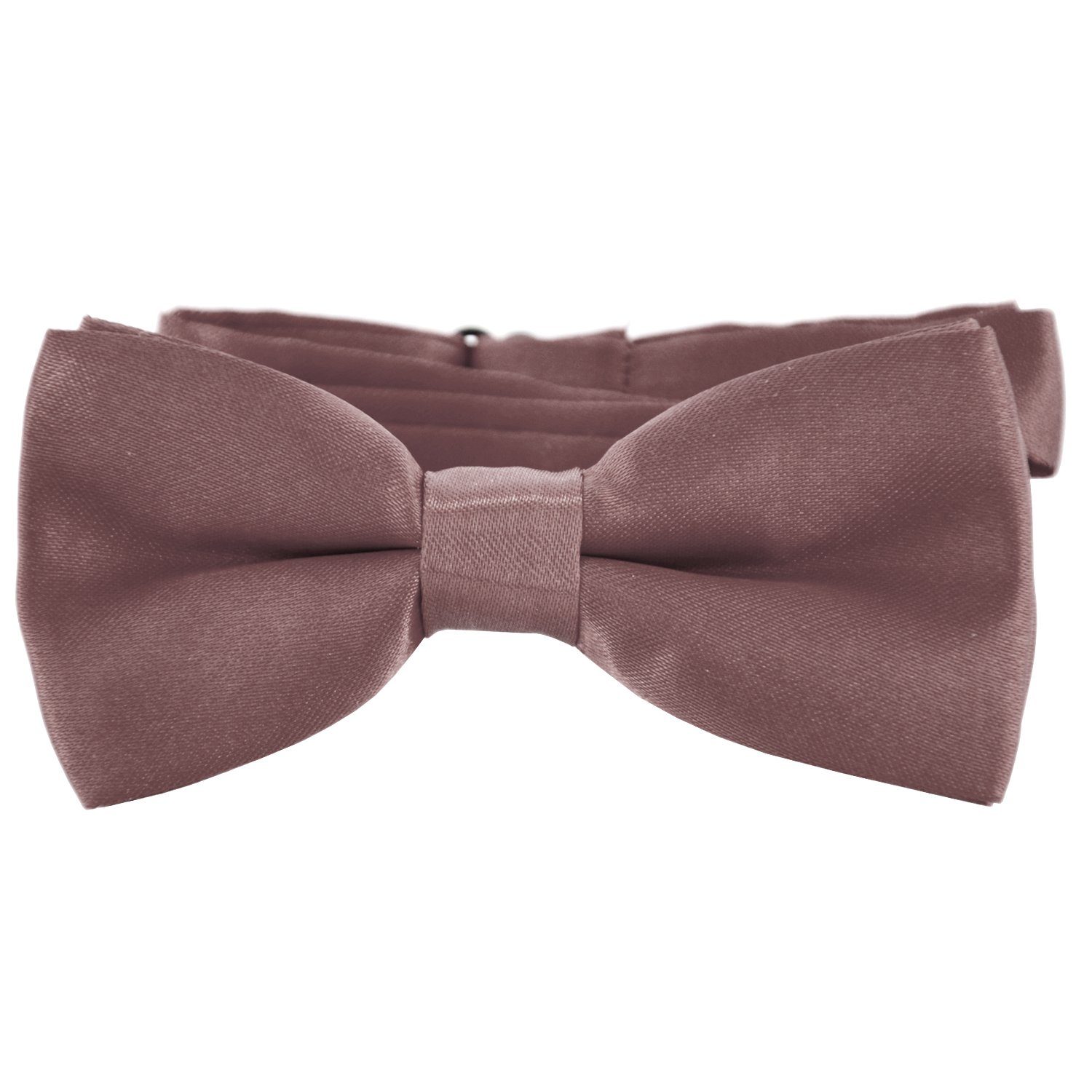 DonDon Kinderfliege DonDon Edle Kinder Jungen Fliege gebunden glänzend in Seiden Look (Packung, 1-St) bereits gebunden, verstellbar, Seidenlook