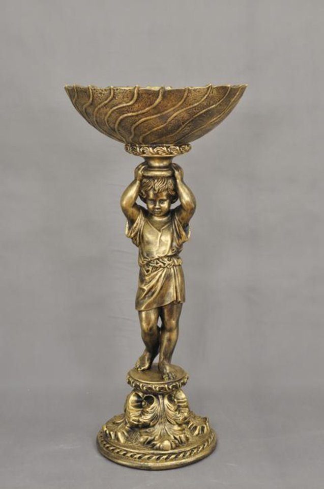 JVmoebel Dekovase Antik Stil Dekoration Deko Büste Schlüssel Skulptur Obst Schale Vase