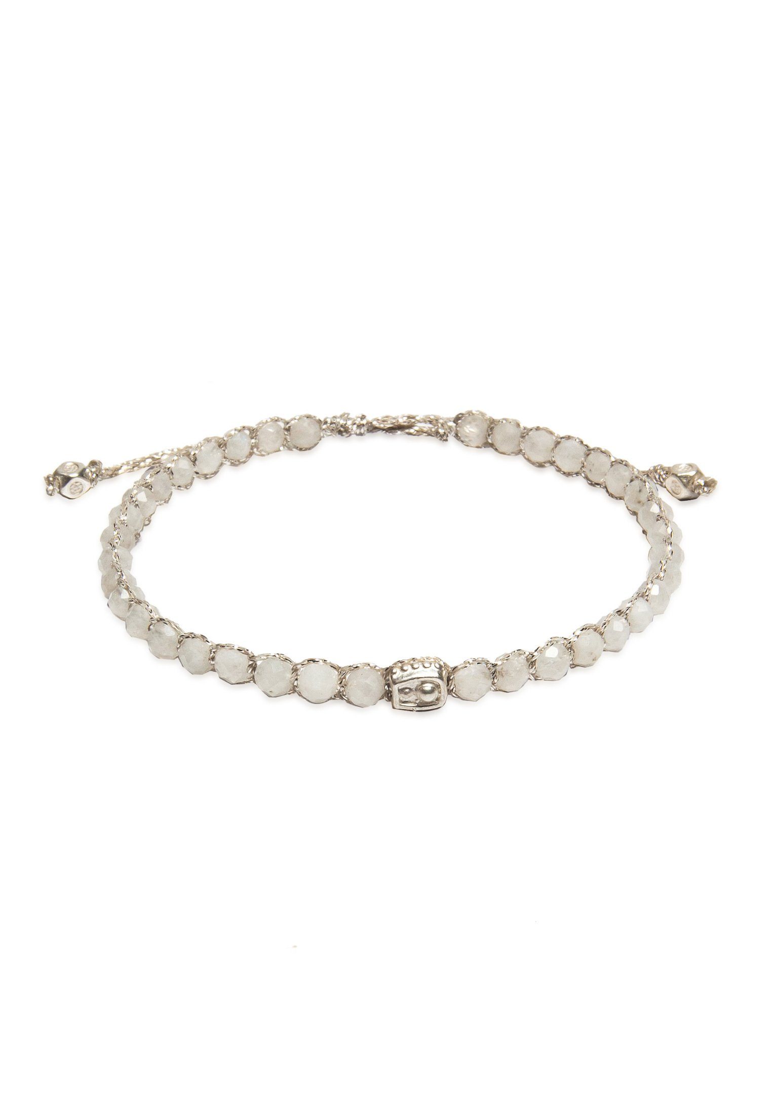 SAMAPURA Armband Mondstein Armband, Silber Faden günstig online kaufen