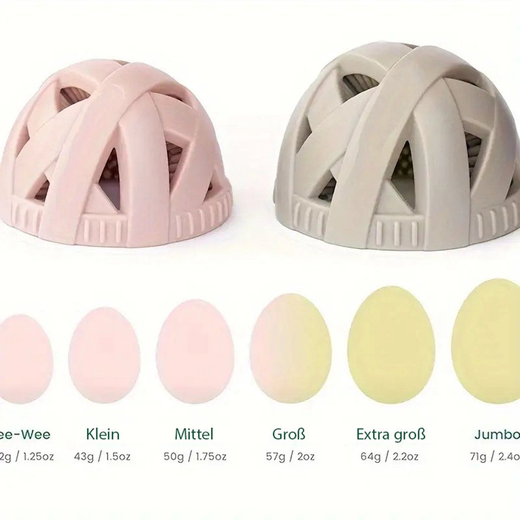 TUABUR Eierwaschwerkzeug, Silikon-Eierbürste, Silikon-Eierwascher Reinigungsbürsten-Set