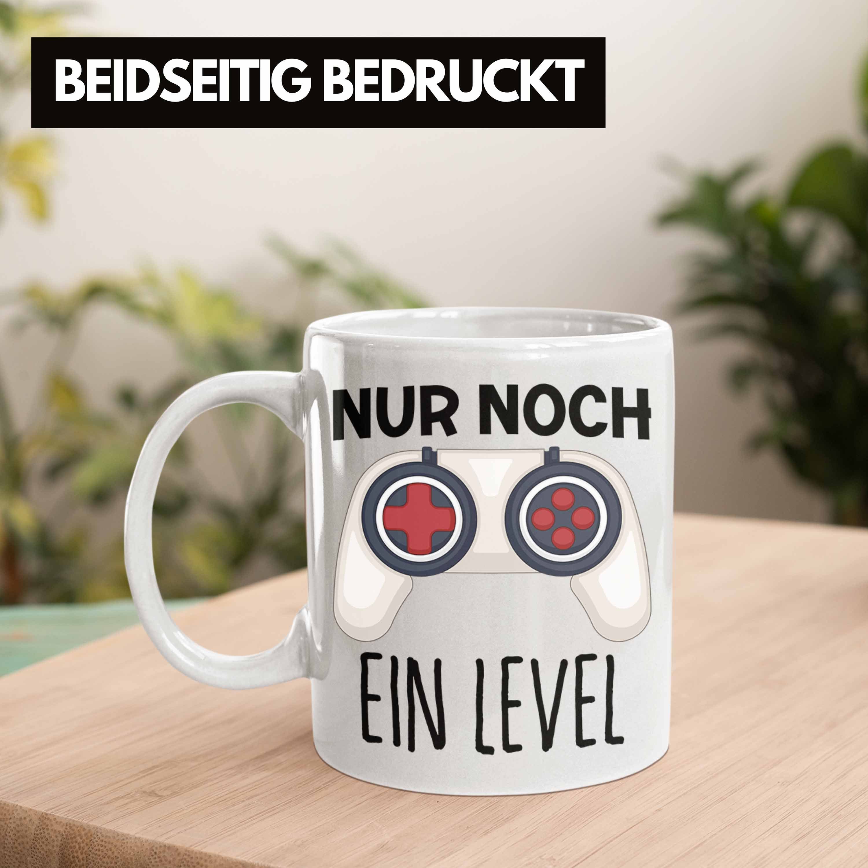 Tasse Level Spruch Trendation Geschenk Ein Tasse - Weiss Trendation Noch Zocker Nur Gamer für