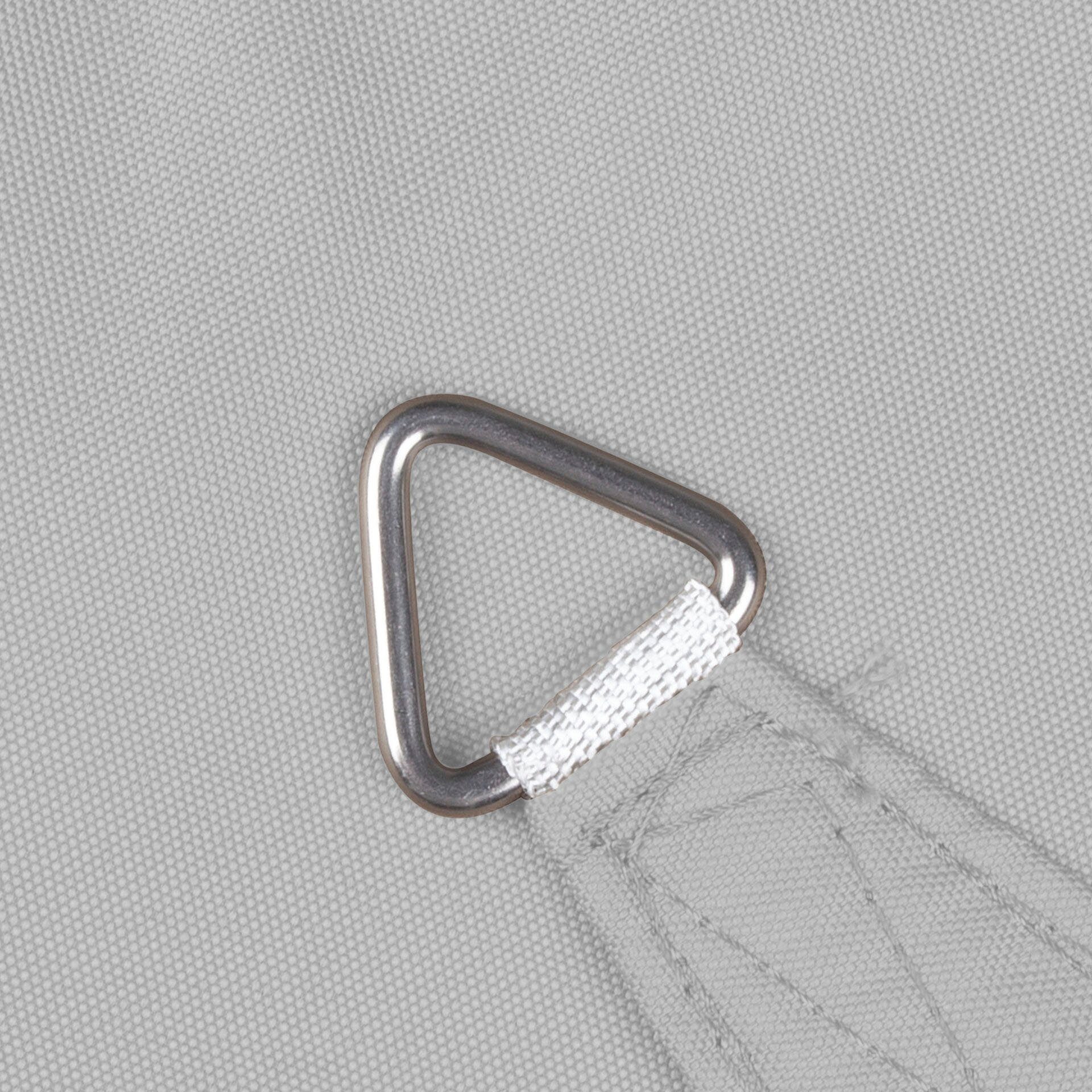 Windhager Cannes Triangle Sun Shade Sail, 3x3x3m, grey