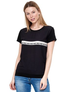 Decay T-Shirt mi tollem Streifen-Print