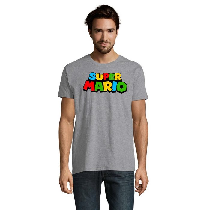 Blondie & Brownie T-Shirt Herren Super Mario Nintendo Gamer Gaming Konsole
