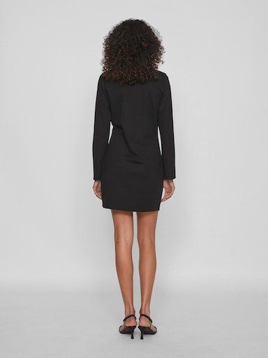 Minikleid NOOS - Black DRESS/SU L/S VIARMERONE O-NECK Vila