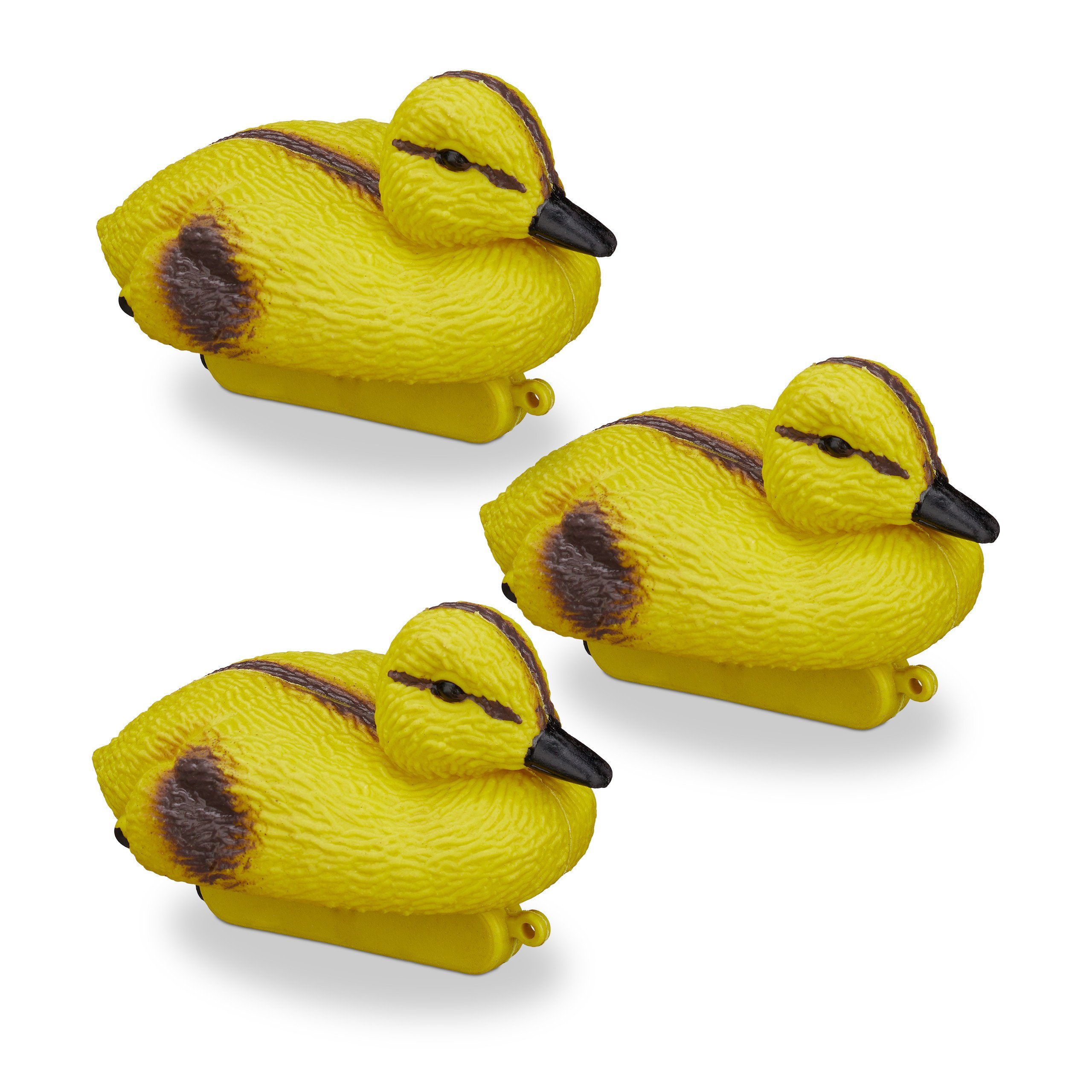 relaxdays Gartenfigur Teichente Küken 3er Set günstig online kaufen