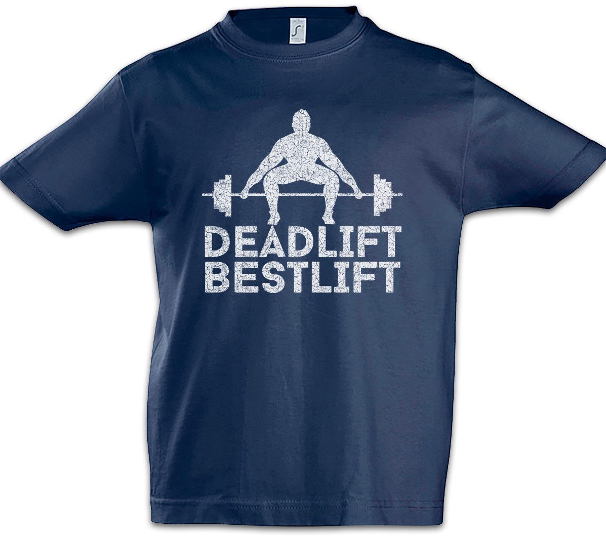 Print-Shirt Deadlift Bestlift Kinder T-Shirt Gewichtheber Bosy Buliding Builder
