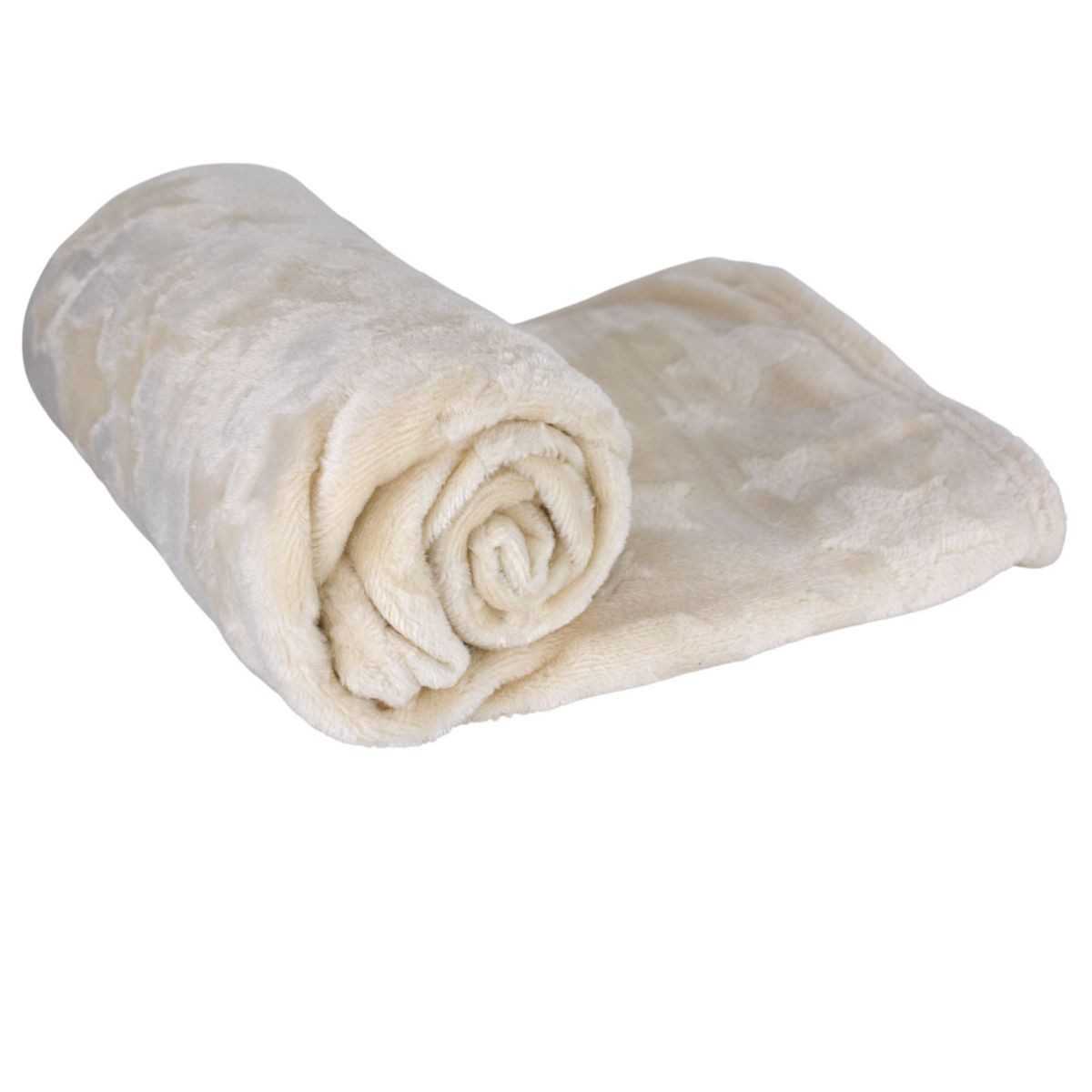 Wohndecke Couchdecke mit Herzen/Sternen 100 x 150 cm Flanell Wohndecke, VIV günstig online kaufen