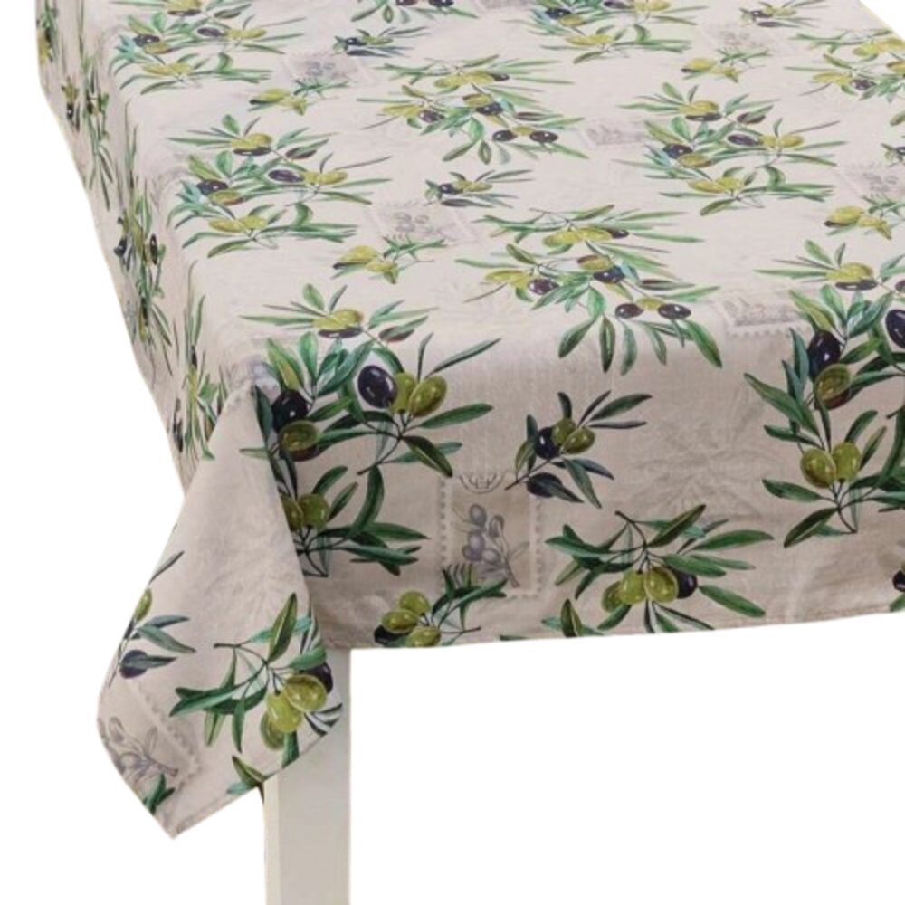 Home-trends24.de Gartentischdecke Outdoor Tischdecke Beige Baumwolle günstig online kaufen
