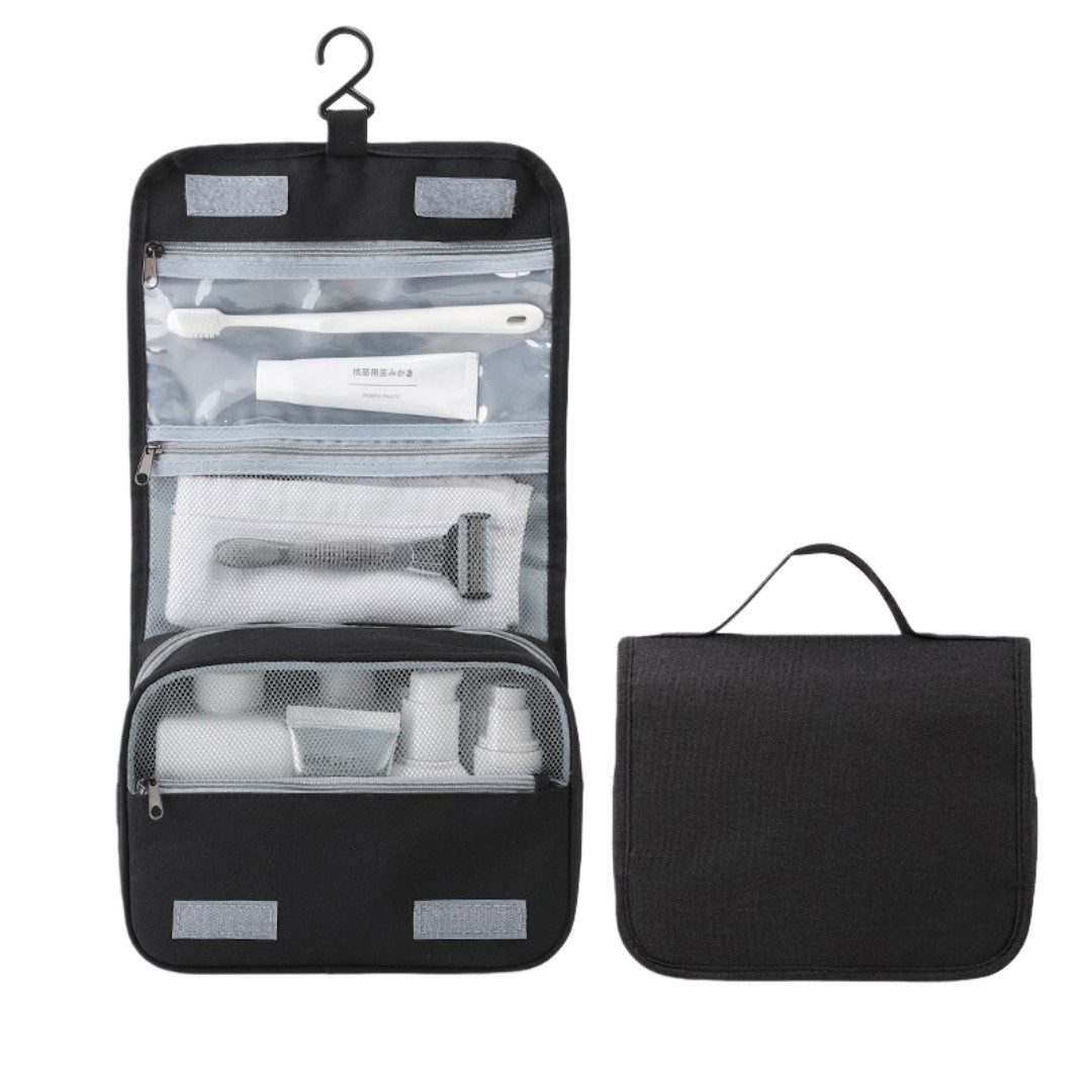 VEKROBOT Kofferorganizer Reise Kosmetiktasche Wasserdicht faltbar groß Mit Nass Trockentrennung (1-tlg., asserdichte hängbare Reise Toilettentasche), Tragbare Reise Aufbewahrungstasche