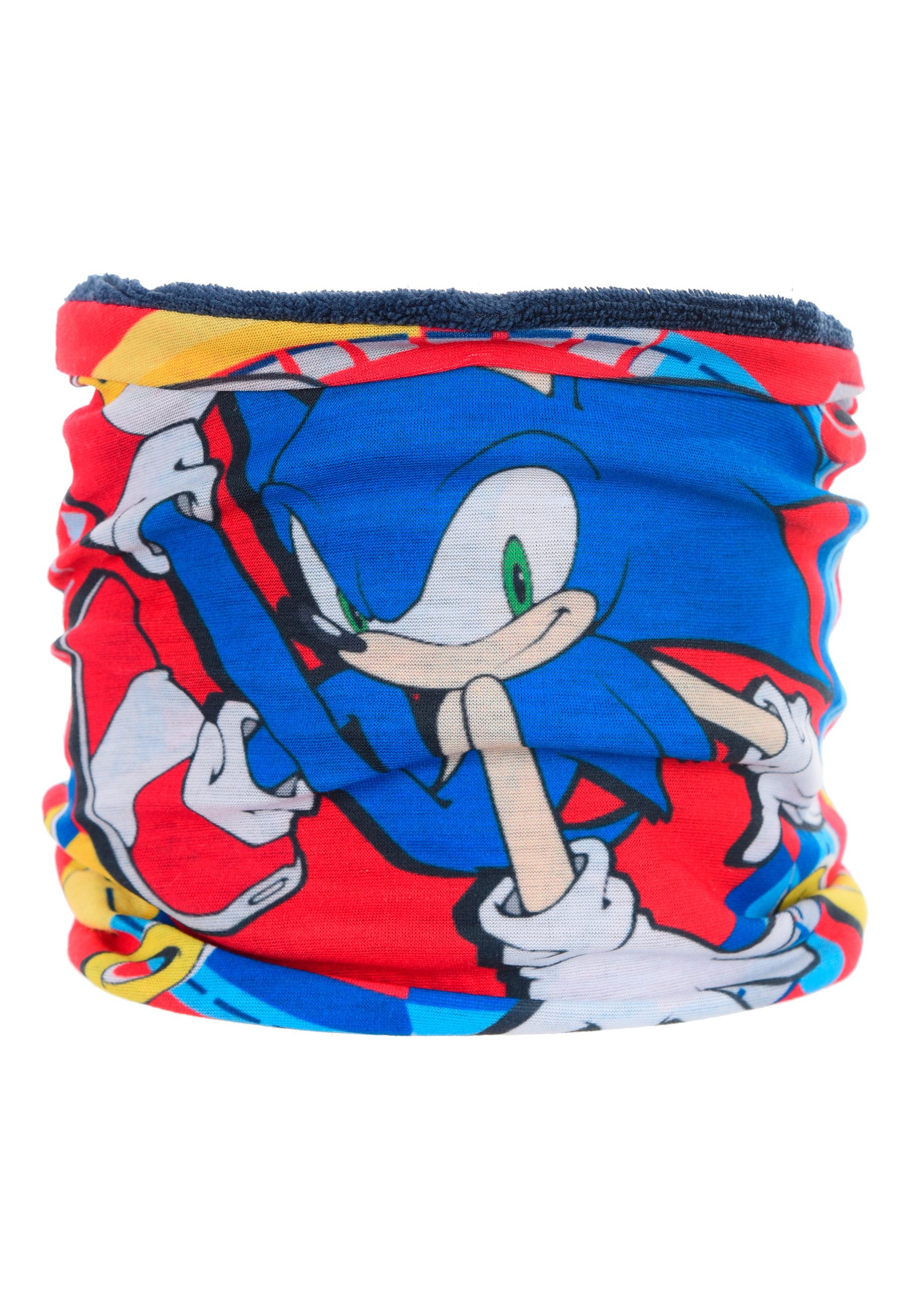Sonic SEGA Loop Kinder Jungen Winter-Schal Schlauch-Schal