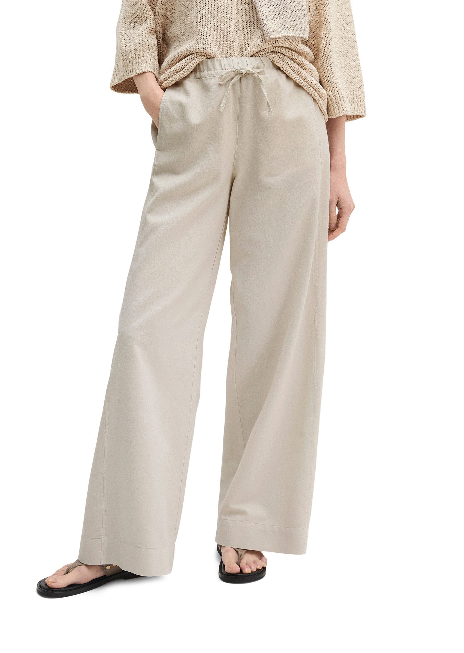 Marc O'Polo Chinohose aus Bio-Baumwolle-TENCEL™ Lyocell-Leinen-Mix