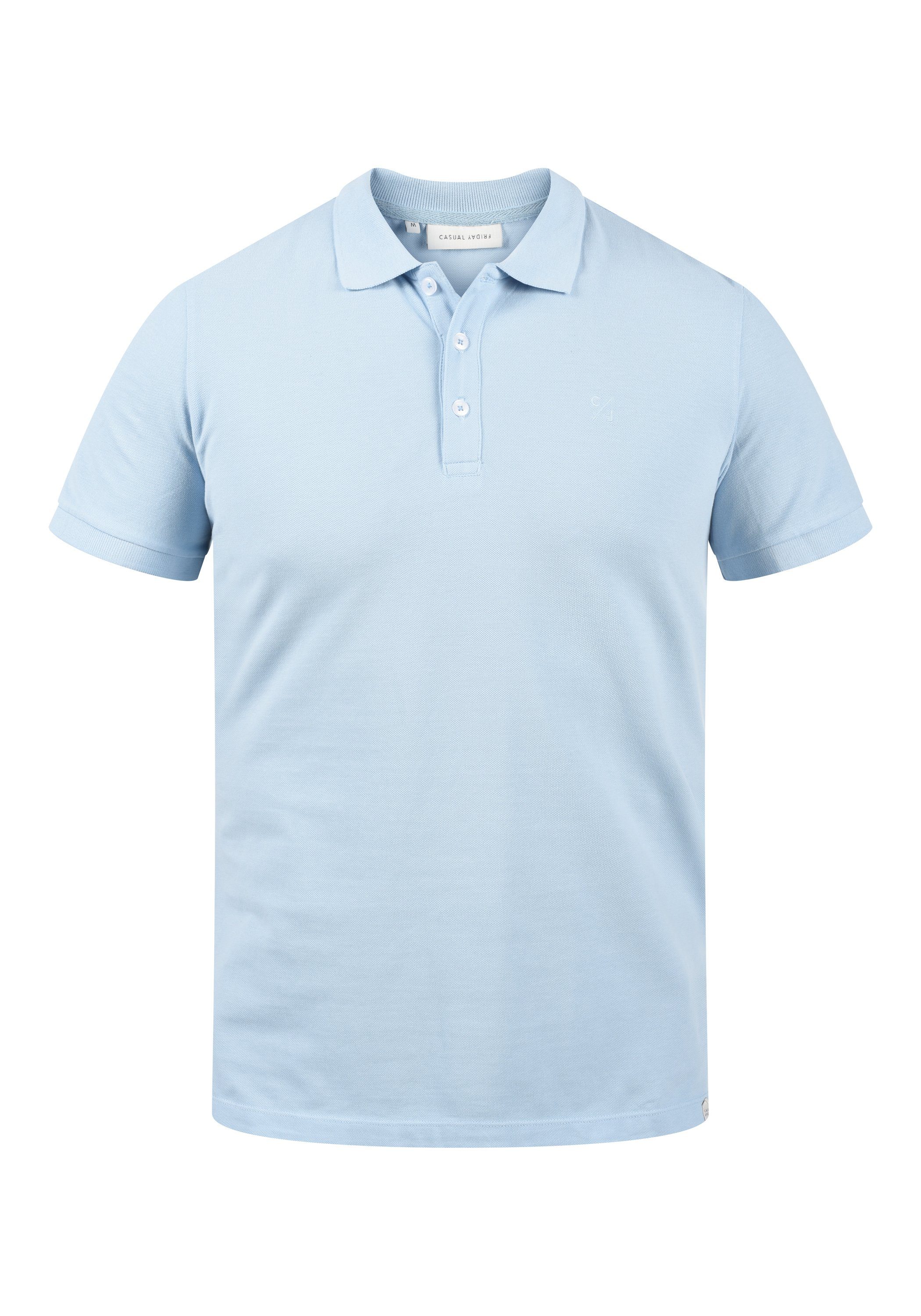 Casual Friday Poloshirt CFTanner - 20503229 Polo mit modischen Details Bell Blue (50441) | Rundhalsshirts