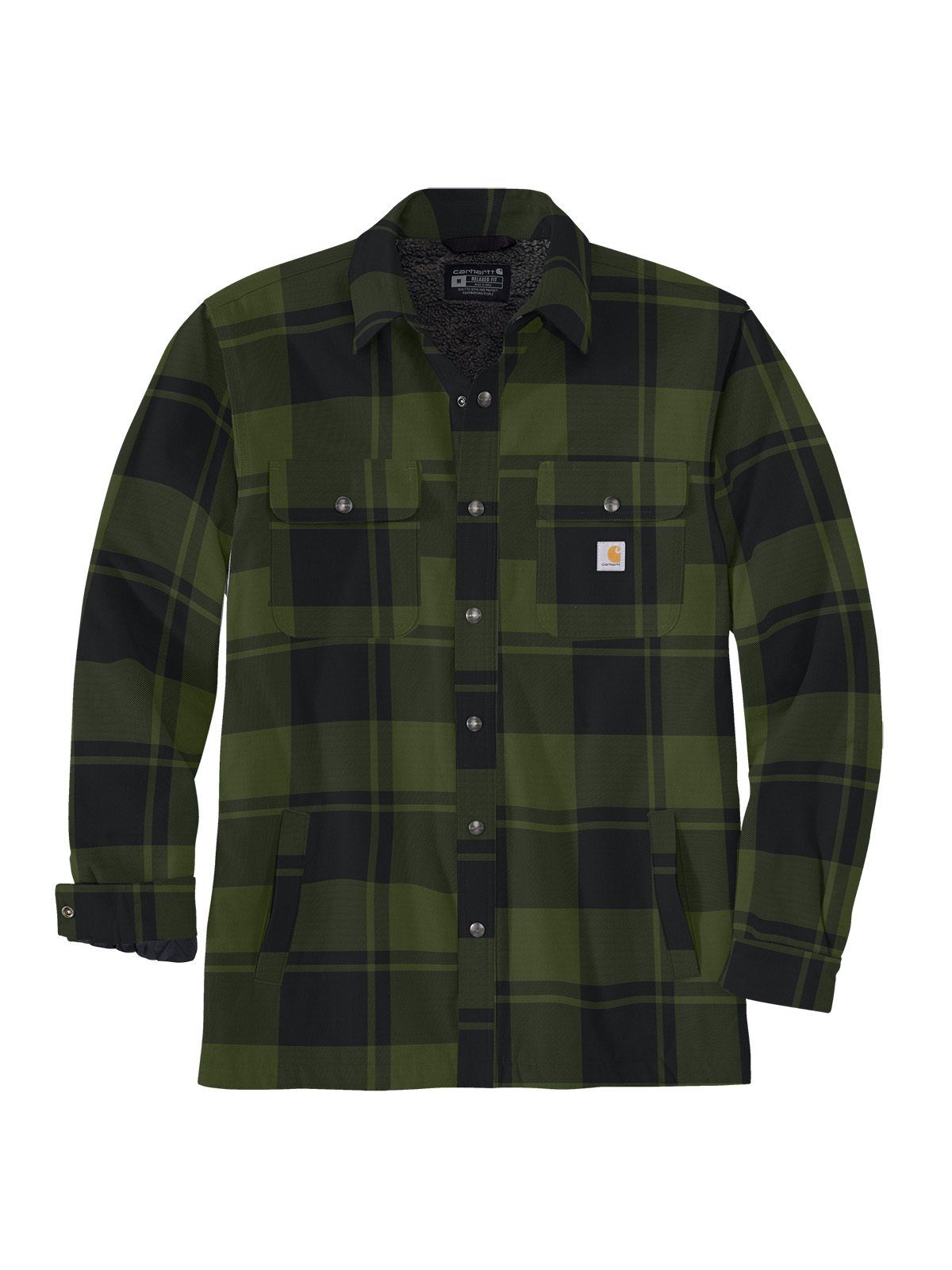 Carhartt Langarmhemd 105939-GD3 Carhartt Flanell US Kleidergrößen chive | Jacken