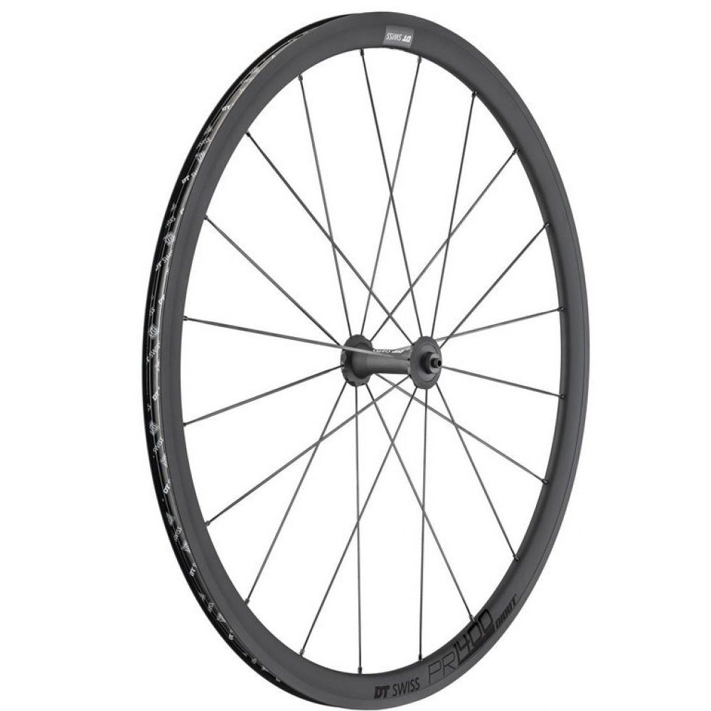 DT Swiss Fahrrad-Laufrad VR DT Swiss PR 1400 Dicut 32 Oxic 28/29 Zoll 18 Alu graphite 100/5 mm