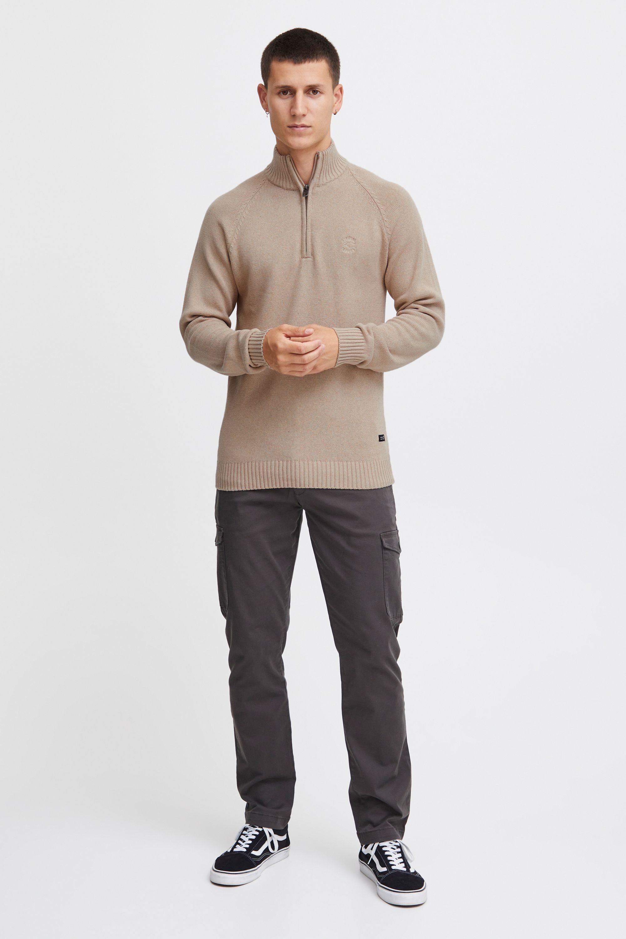 Indicode Troyer IDTorino Knit Modischer Pullover günstig online kaufen
