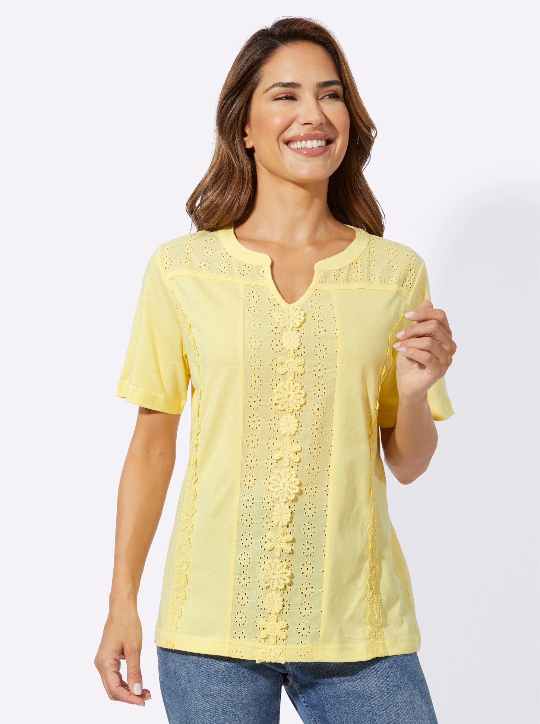 Sieh an! T-Shirt Kurzarmshirt . günstig online kaufen