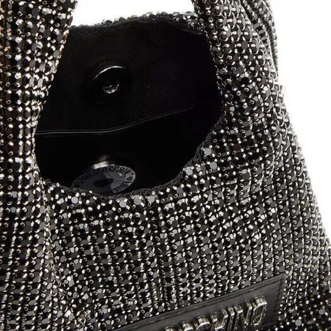 LOVE MOSCHINO Umhängetasche Love Moschino Damen Umhängetasche, Borsa Stone Strass-Steinchen, Strass-Steinchen