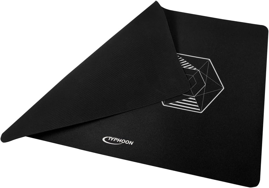 Typhoon Gaming USB Maus 7 Tasten LED mit extra großem Mauspad Set Gaming PC XL Maus- und Mauspad-Set, (Gaming Maus Set mit Mauspad kabelgebunden für PC und Laptop, Gaming Combo Set USB Maus mit LED und extra großem Mauspad), LED-Beleuchtung DPI-Umschaltung ergonomisches Design