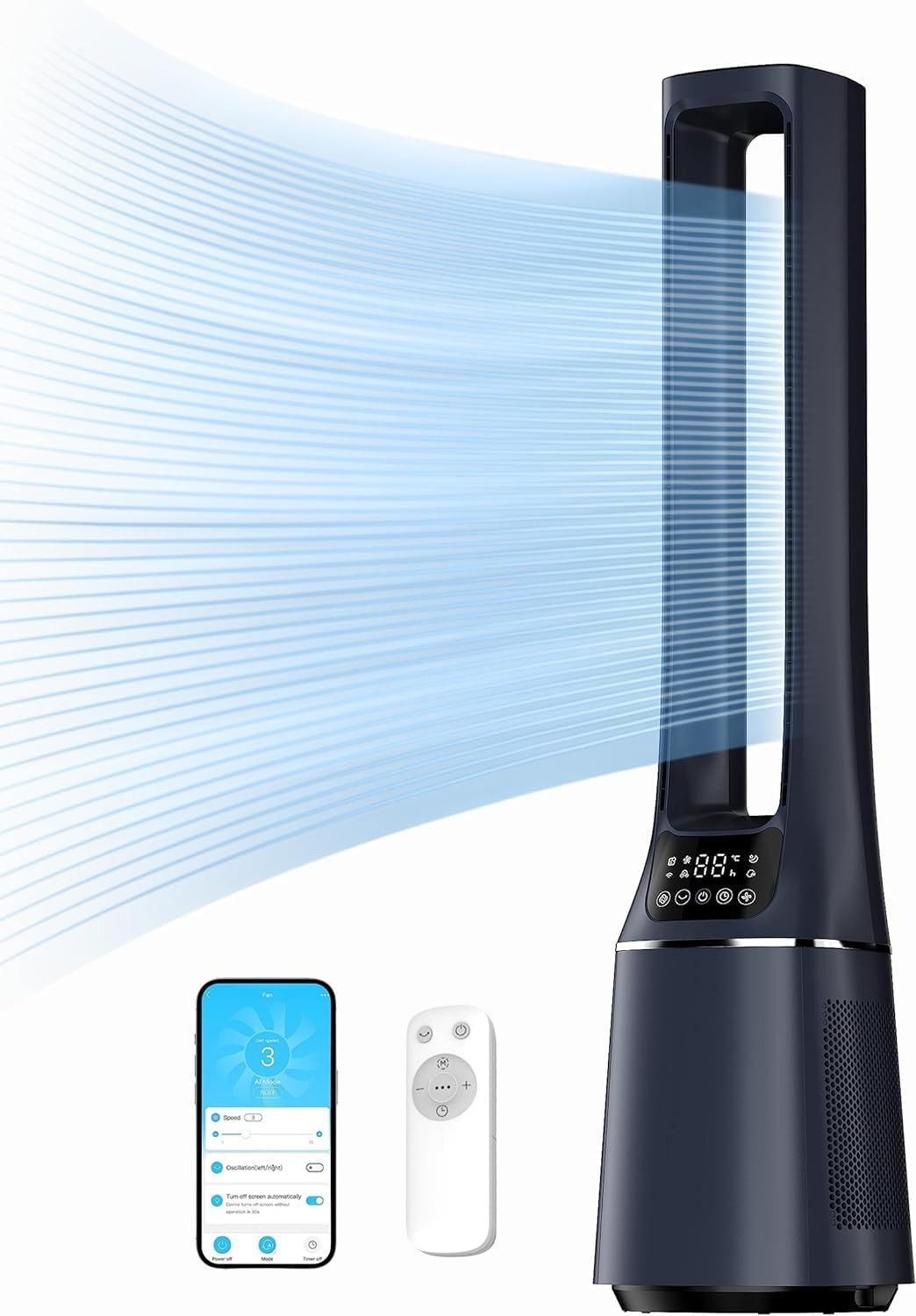 Midea Turmventilator »MFP-120i BL« 2in1 Turmventilator günstig online kaufen