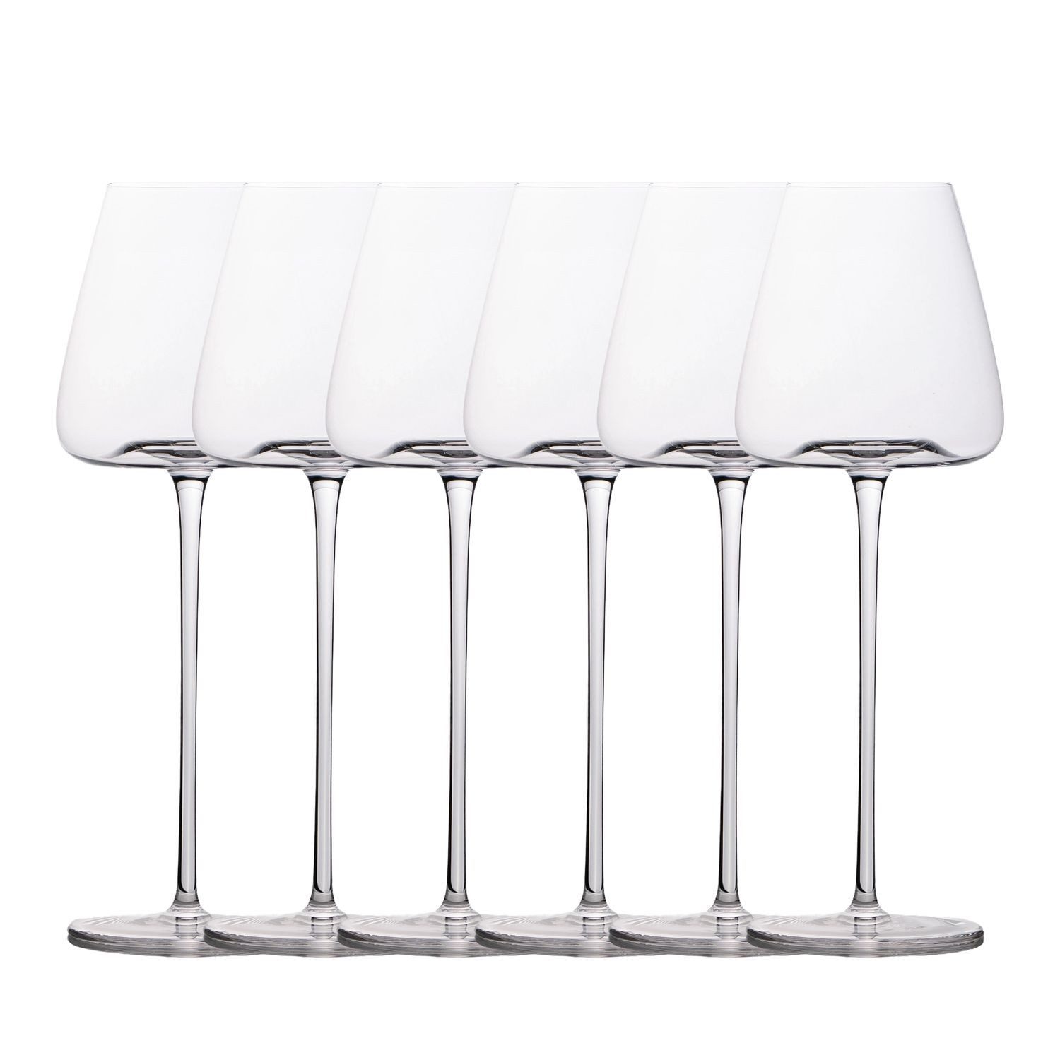 Intirilife Weinglas, 6-tlg., Glas, Wein Glas Set 500ml Weißwein Rotwein Gläser Spülmaschinenfest (6-tlg)