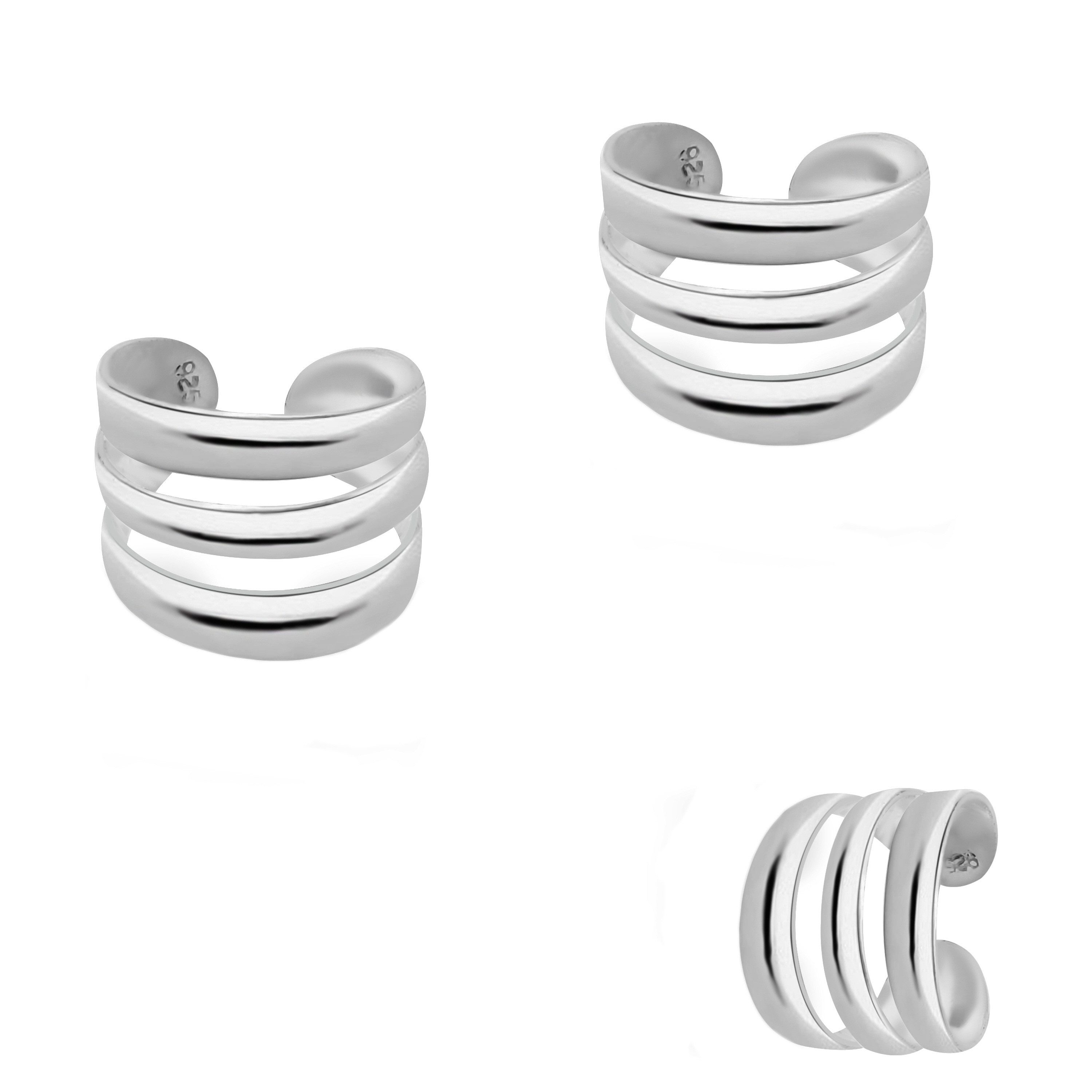 Paar Ohrklemmen Schmuck Geschenk Silber 925 Ohrschmuck Ear Cuff