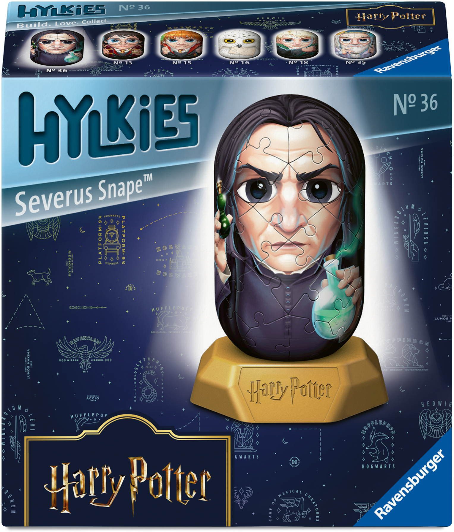 Ravensburger 3D-Puzzle 54 Teile 3D Puzzle Hylkies Harry Potter Severus Snape 12008023, Puzzleteile