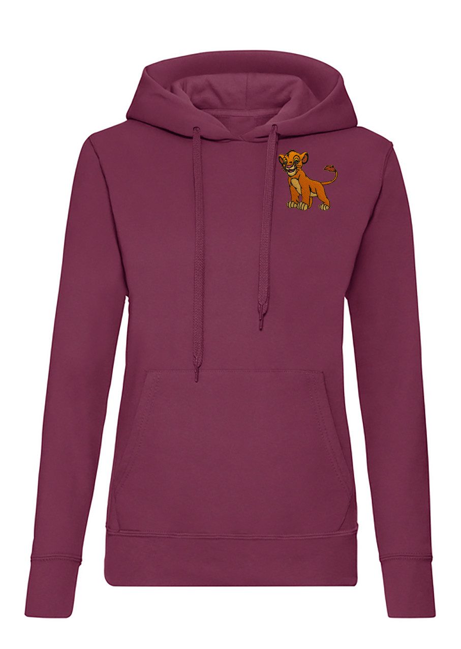 Blondie & Brownie Hoodie Simba König Löwen Sahara Retro Kino Film Vintage Damen Patch Hoodie SimbaPatches Premium Retro Lion Hoodie