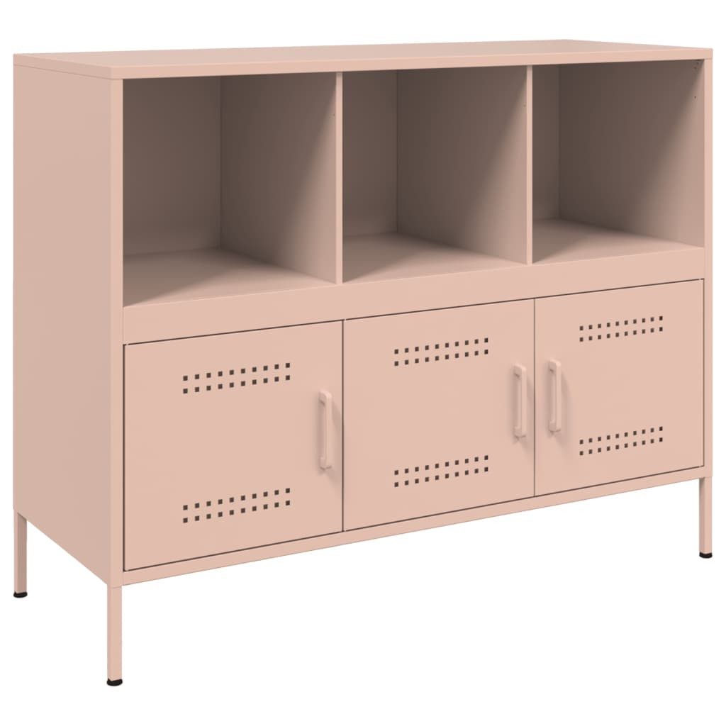 furnicato Sideboard Robustes Industrie-Stil 100,5x39x79 cm Rosa (1 St)