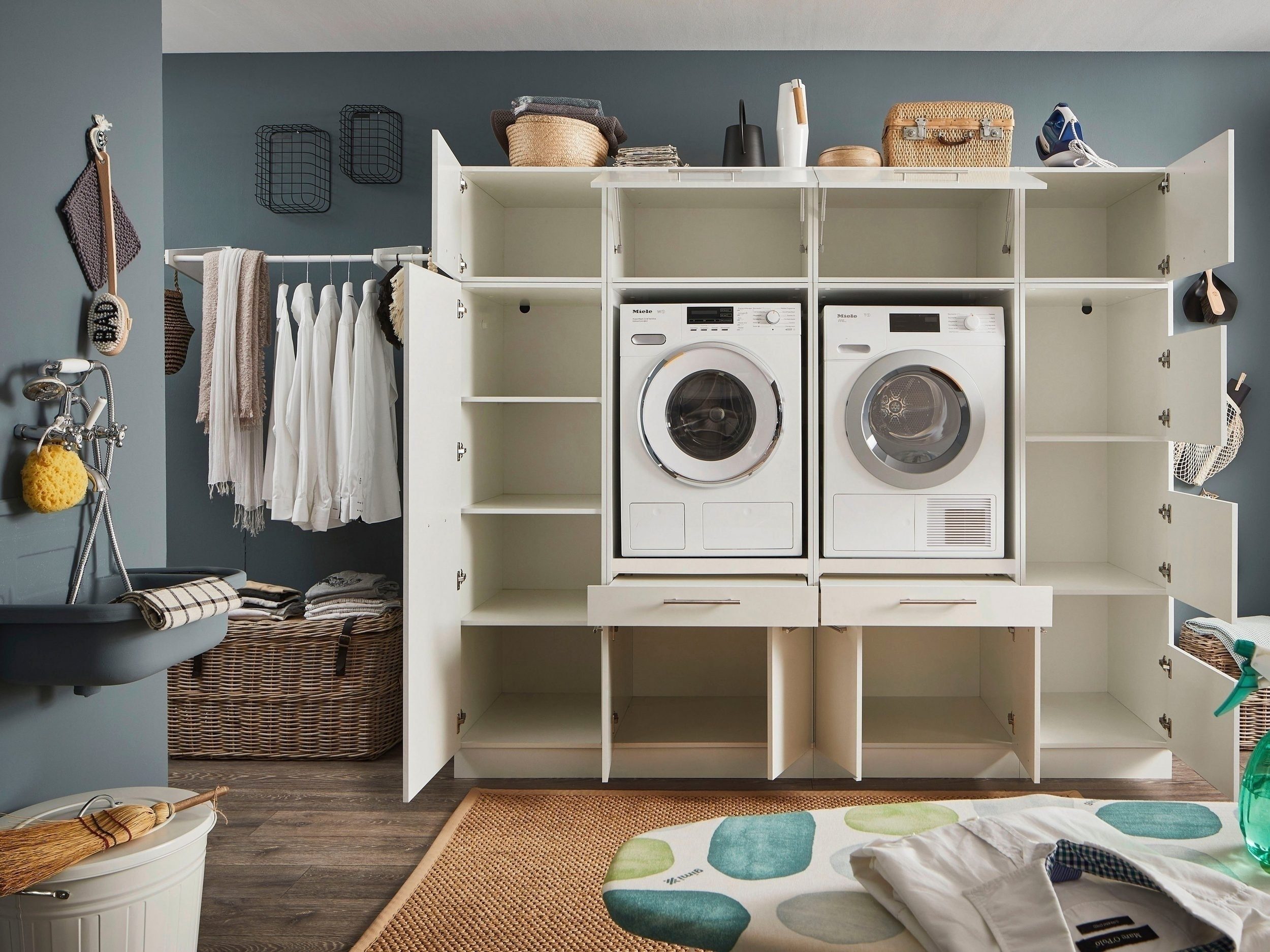 freiraum Waschmaschinenumbauschrank LAUNDREEZY in weiß - günstig online kaufen