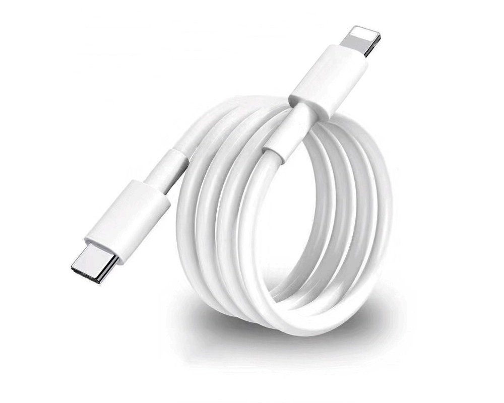 Ventarent Schnellladekabel USB C für iPhone 11, 12, 13, 14, Pro, X, Max, Mini USB-Ladegerät (2,22 mA, Set, 2-tlg., 1 x Adapter 20 Watt + 1x Ladekabel USB-C auf Lightning, Fast Charging)