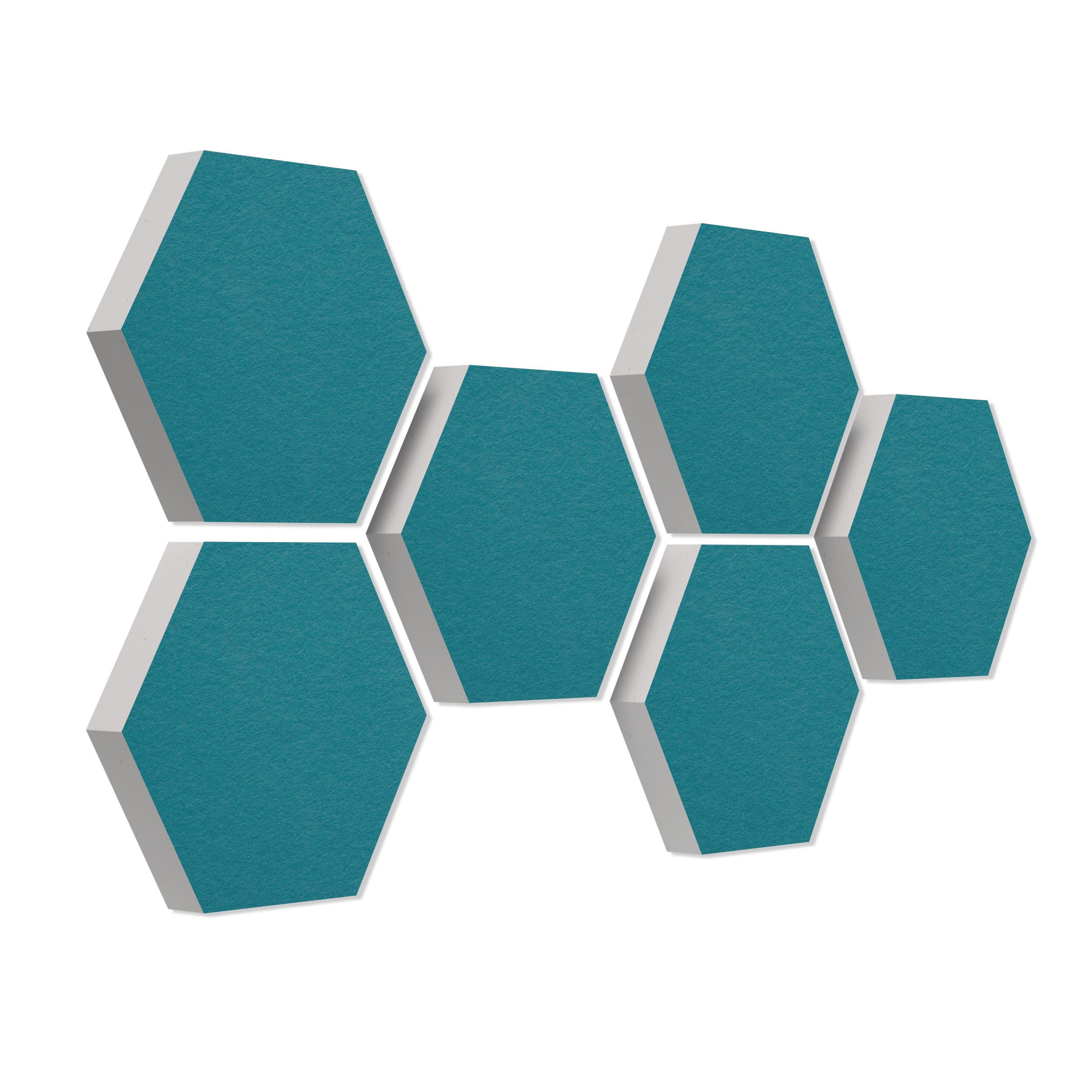 Akustikplatte 6 Absorber Wabenform Medium aus Basotect ® G+