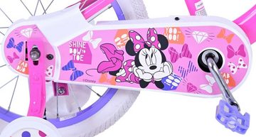 Disney Kinderfahrrad Minnie Cutest - Mädchen - Rücktrittbremse - bis 60 kg - 85% montiert, 12, 14 oder 16 Zoll, 3 - 6 Jahre, Luftbereifung