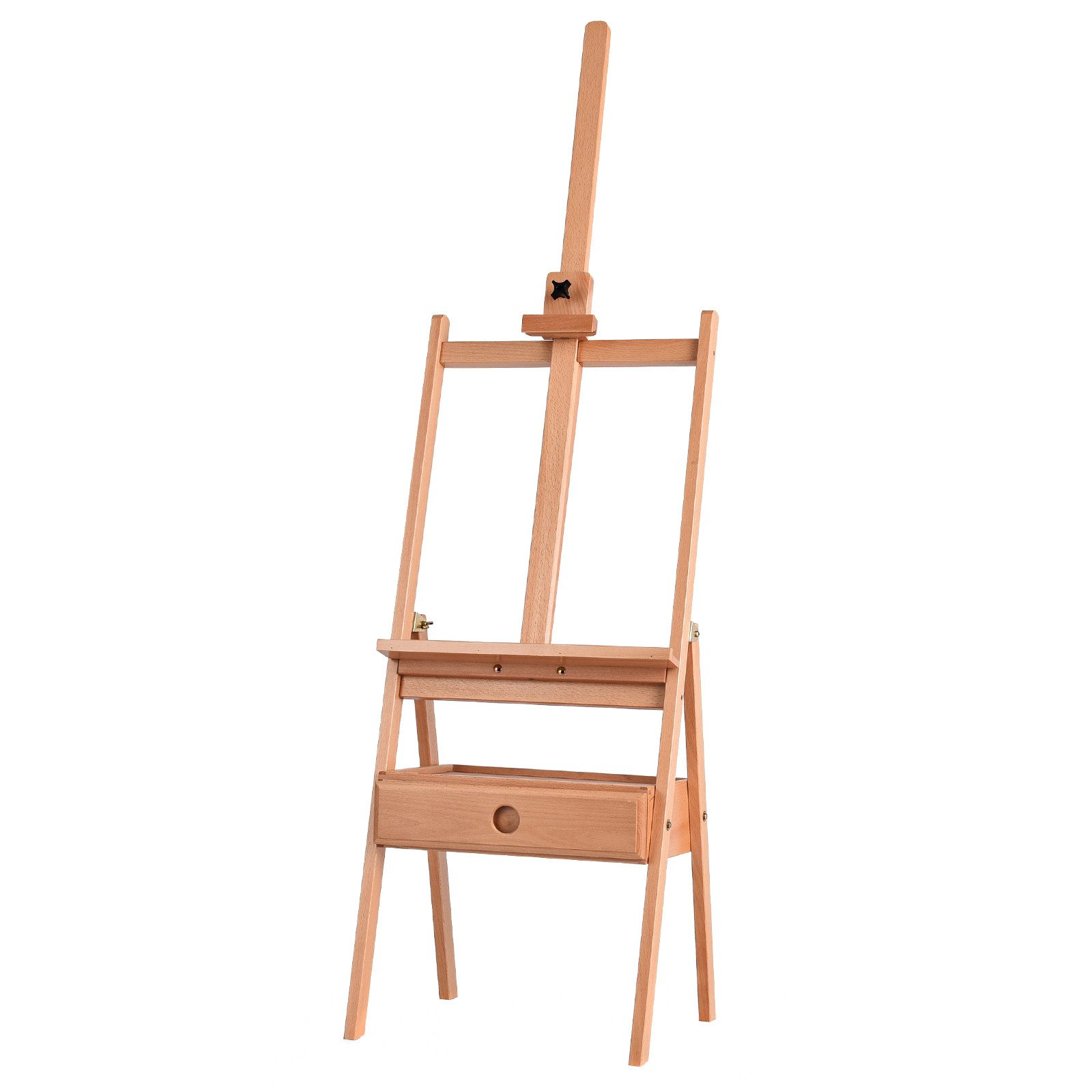 COSTWAY Staffelei, mit Ablage & Schublade, für Leinwände bis 92cm