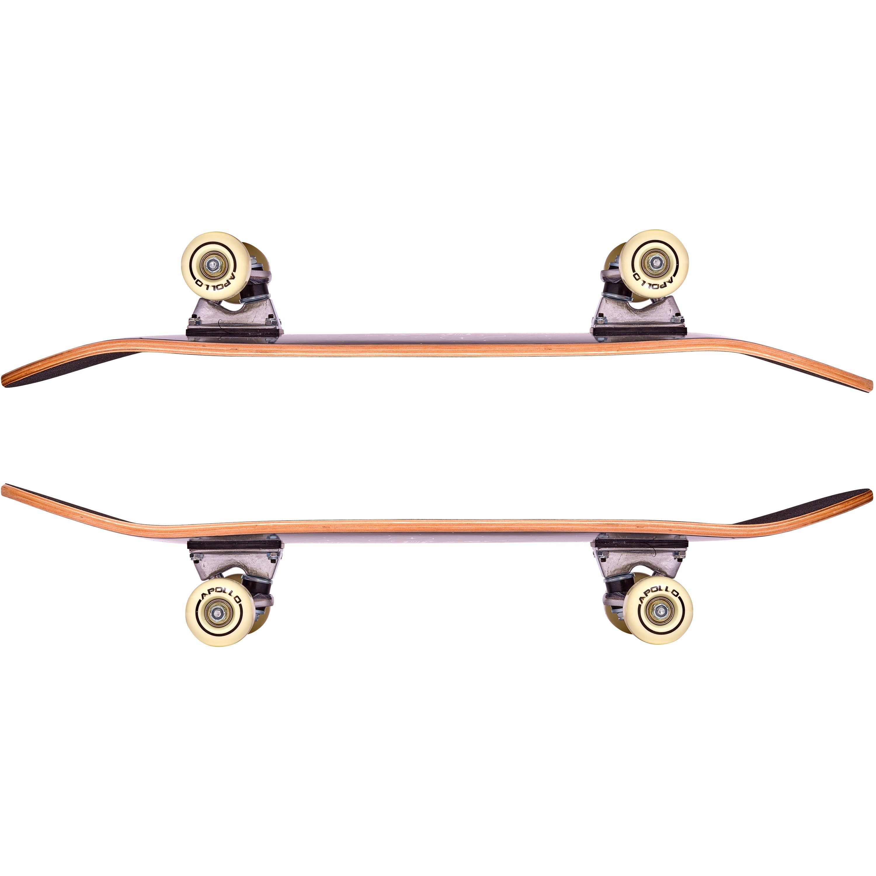 Apollo Skateboard Kinderskateboard 28" Kinder, Longboard, für Kids und Teens, ABEC 3 und Aluminium Achsen – Bild 3 von 5