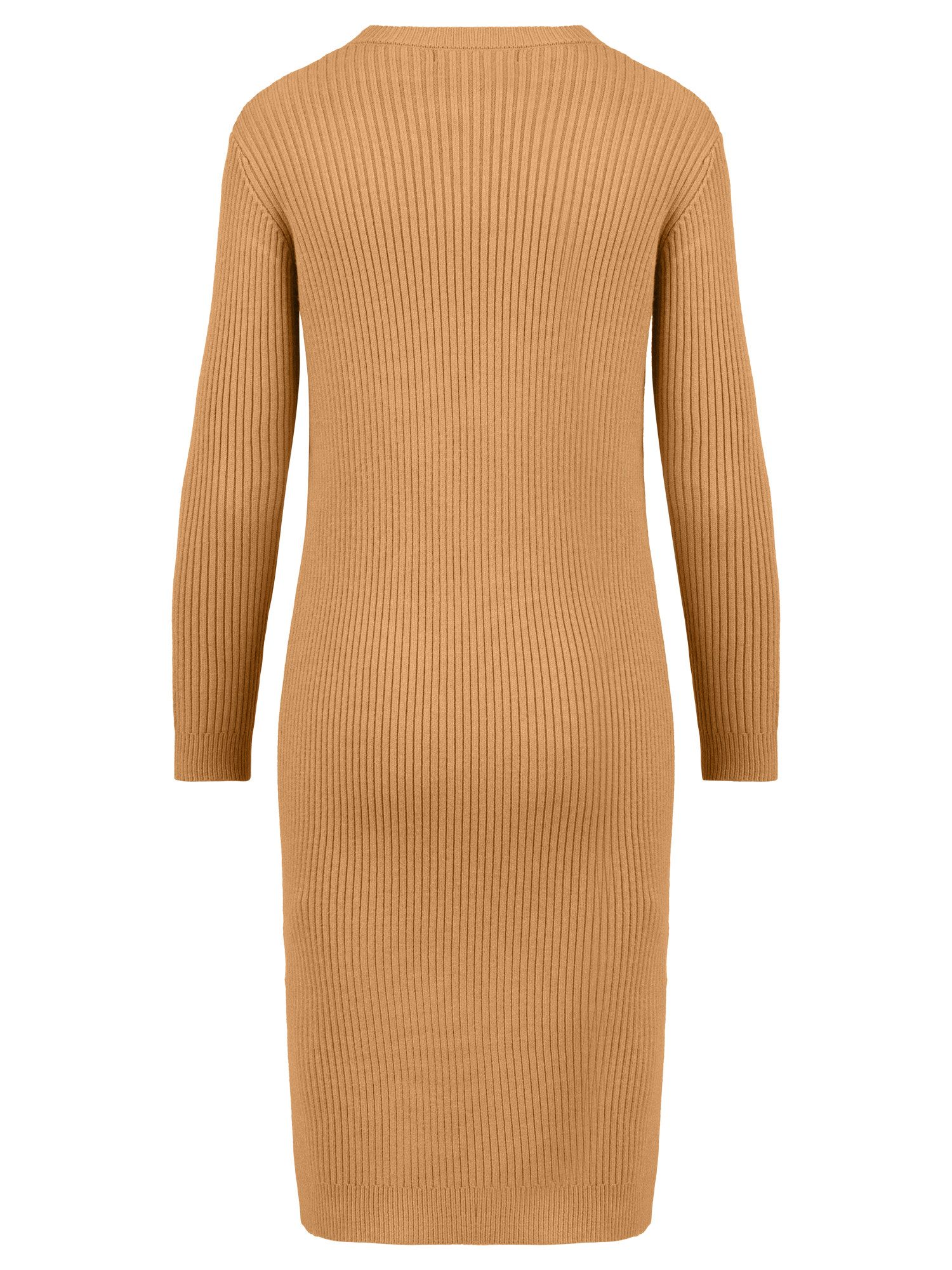 Apart Strickkleid im Rippenstrick aus einer soften Viskose-Mischung mit Kaschmir