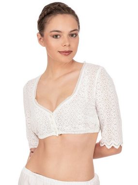 MarJo Dirndlbluse Dirndlbluse ISI-MARIA offwhite