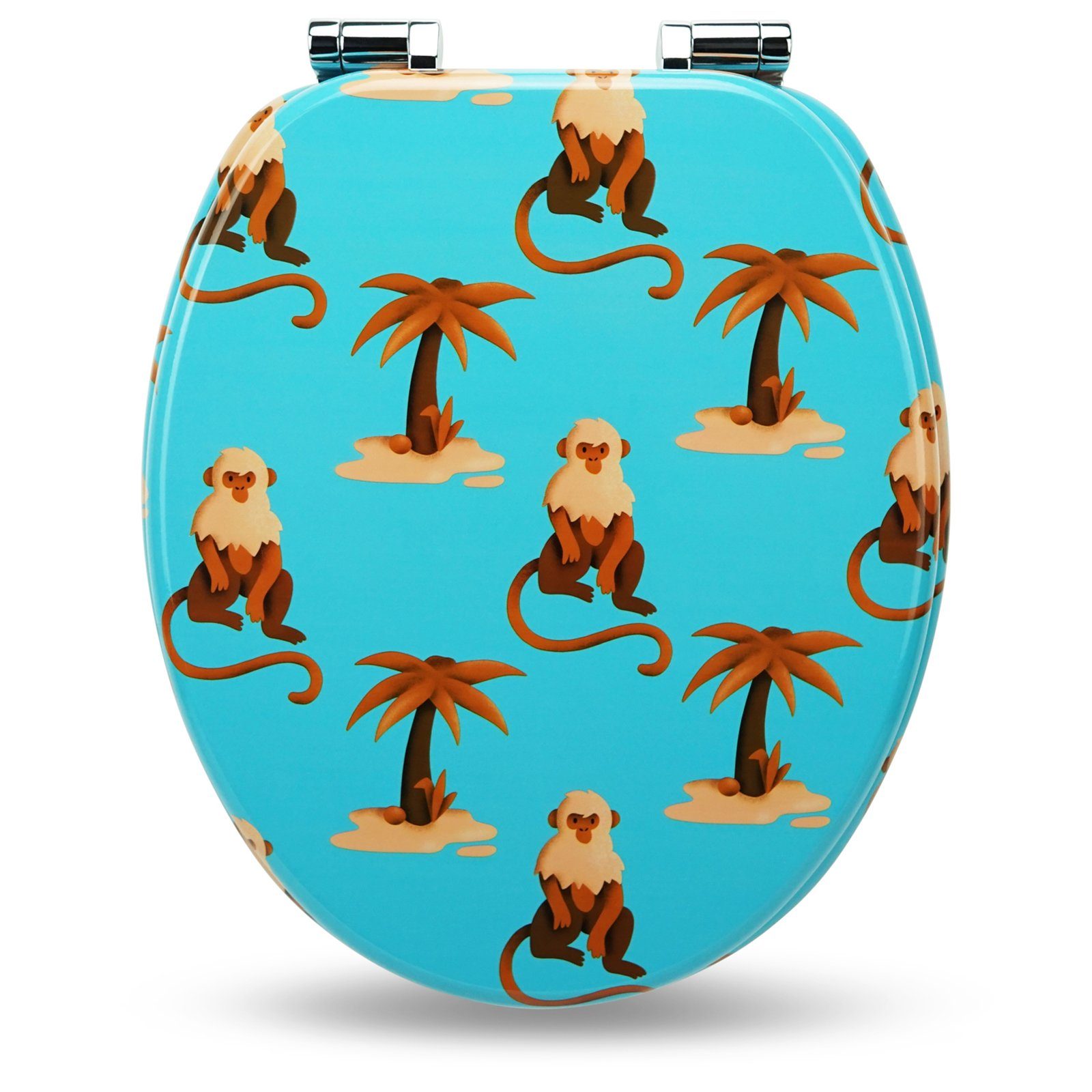 Sanfino WC-Sitz "Monkey Island“ Premium Toilettendeckel günstig online kaufen