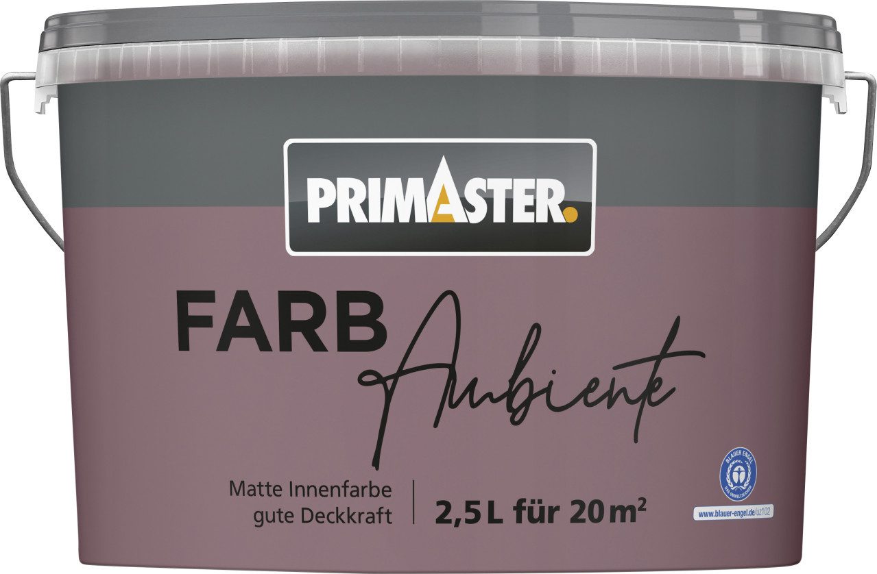 Primaster Wandfarbe Primaster Farbambiente Wandfarbe matt pflaume 2,5