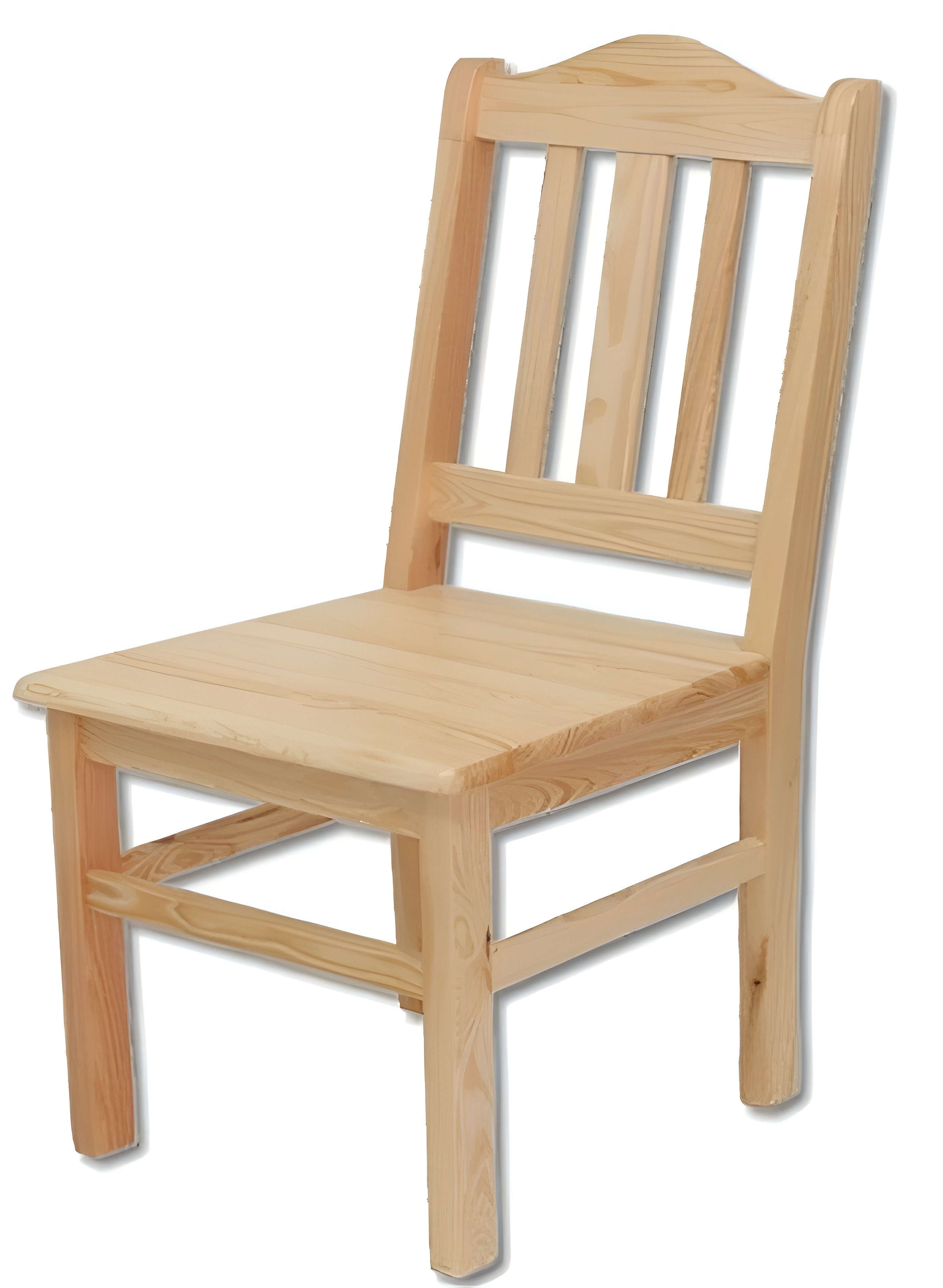 JVmoebel Holzstuhl Handgefertigter Massivholzstuhl im Landhausstil (1 St), Made in Europa